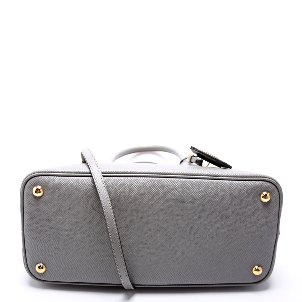 Saffiano Cuir Double Medium Grey