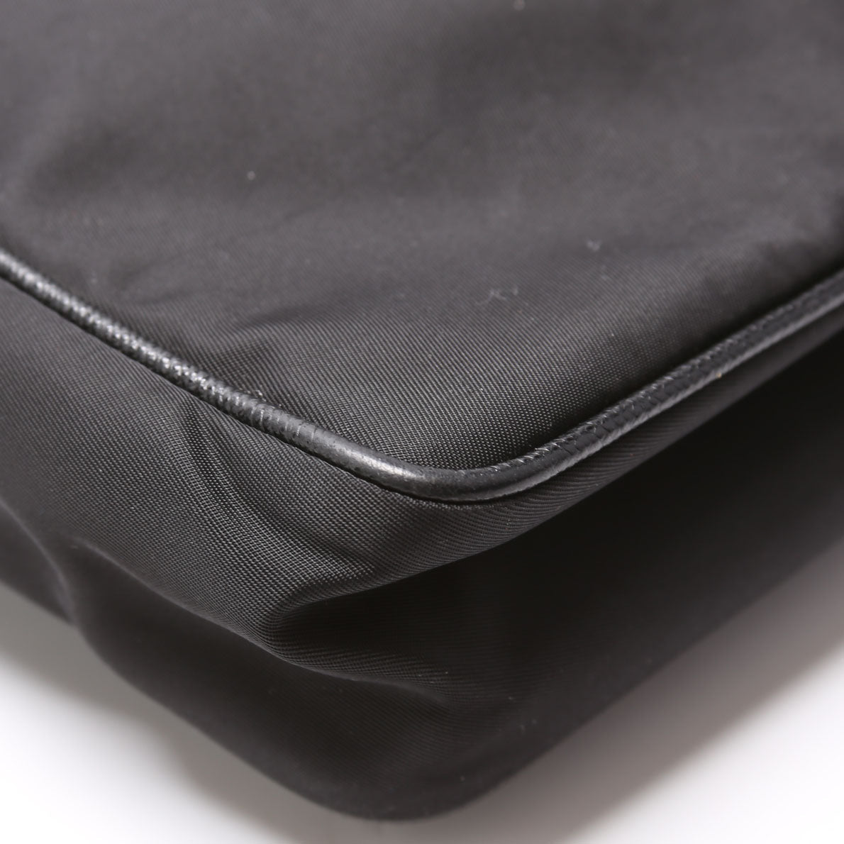Prada 2VH112 Re-Nylon/Saffiano Leather Shoulder Bag Black