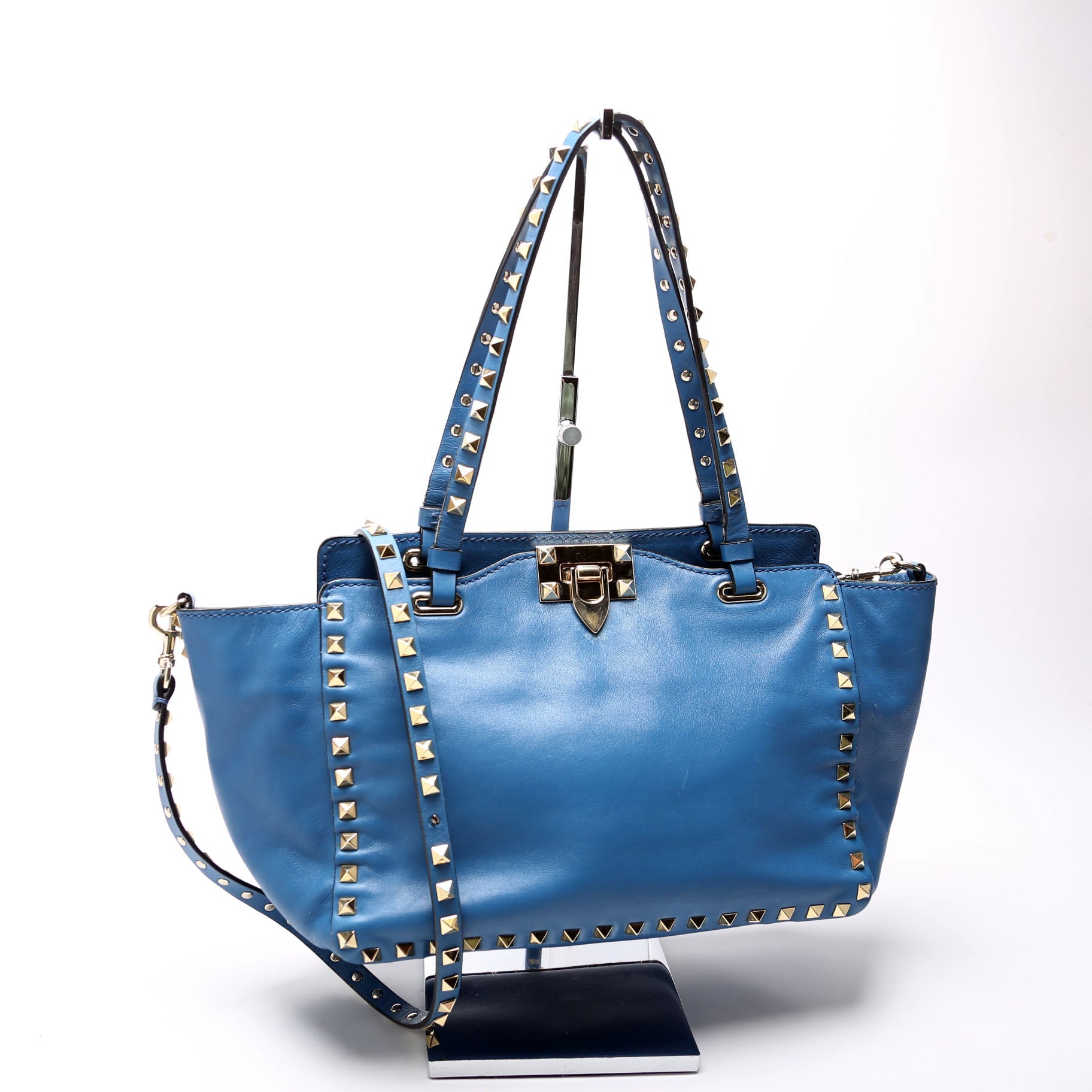 Rockstud Tote Small Blue