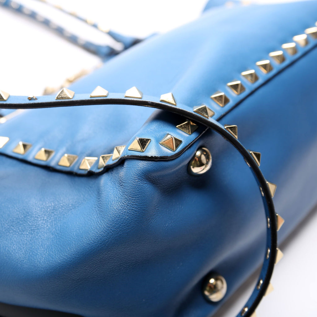 Rockstud Tote Small Blue