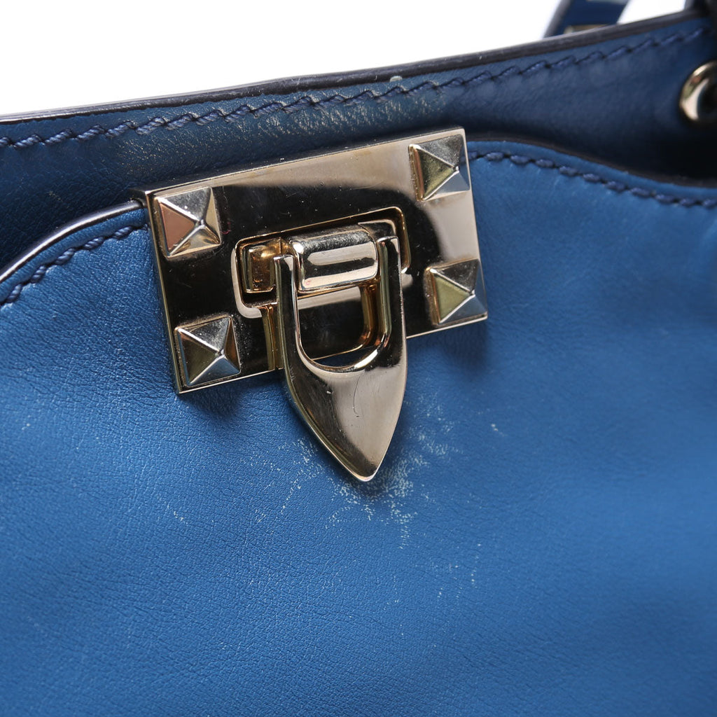 Rockstud Tote Small Blue