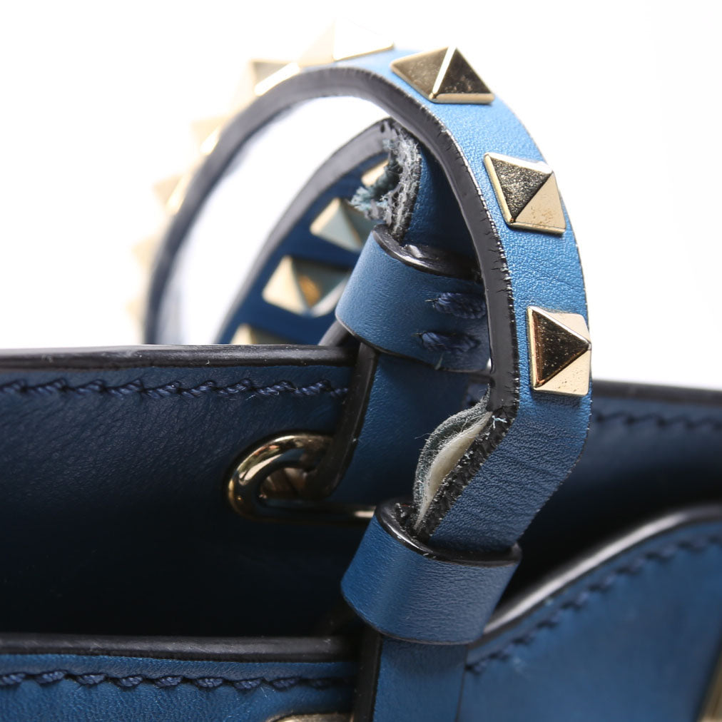 Rockstud Tote Small Blue