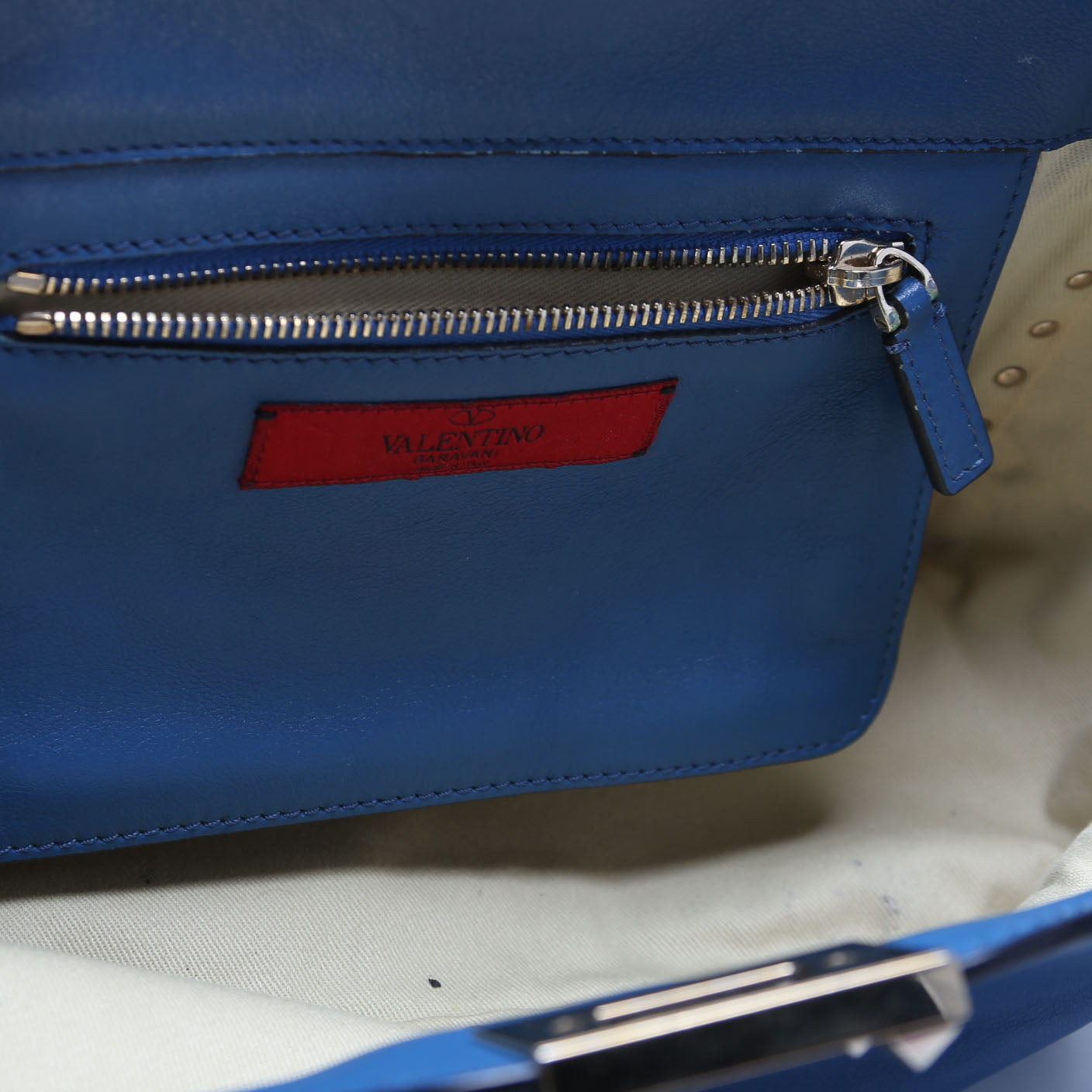 Rockstud Tote Small Blue