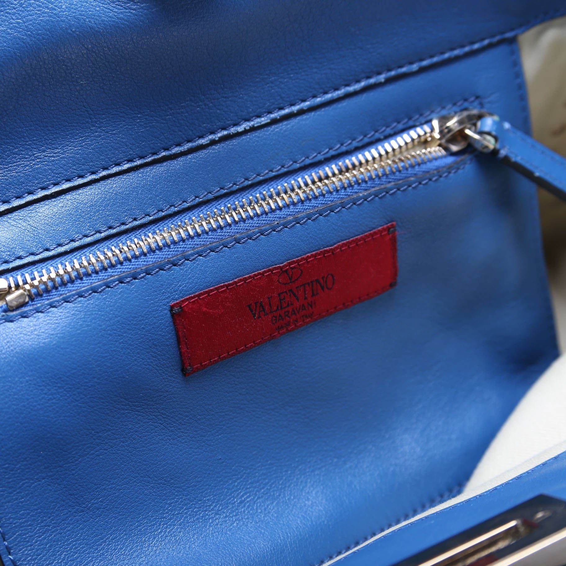 Rockstud Tote Small Blue