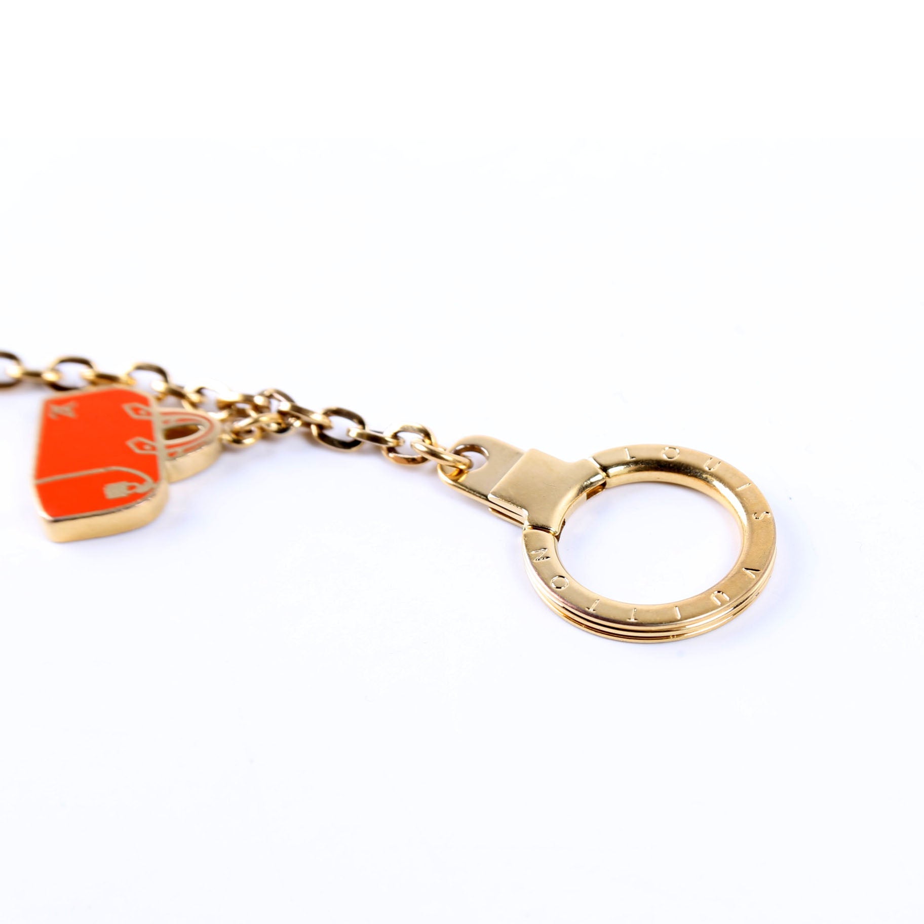 Enamel Iconic Speedy Bag Charm Gold/Multicolor