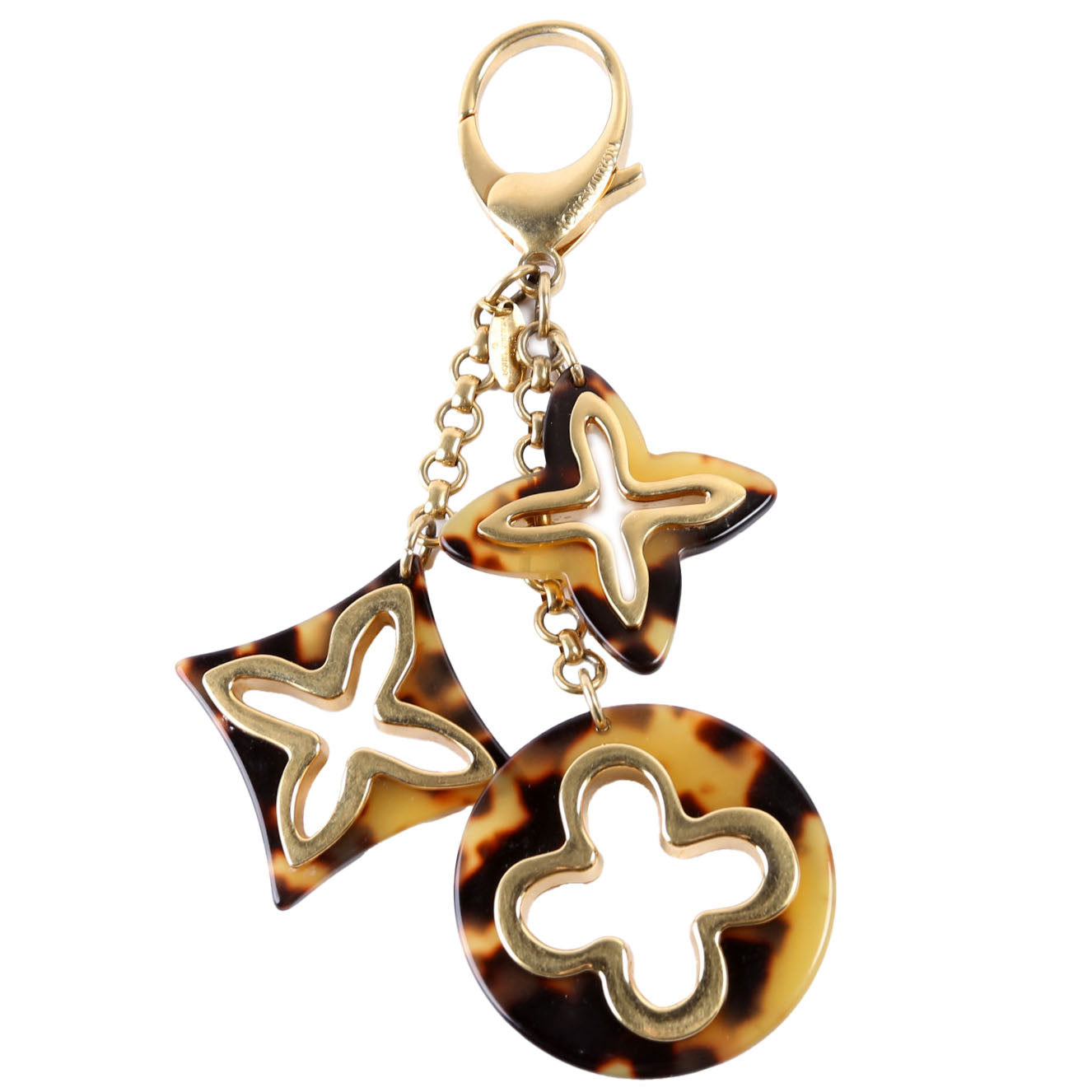 Insolence Bag Charm Gold/Brown