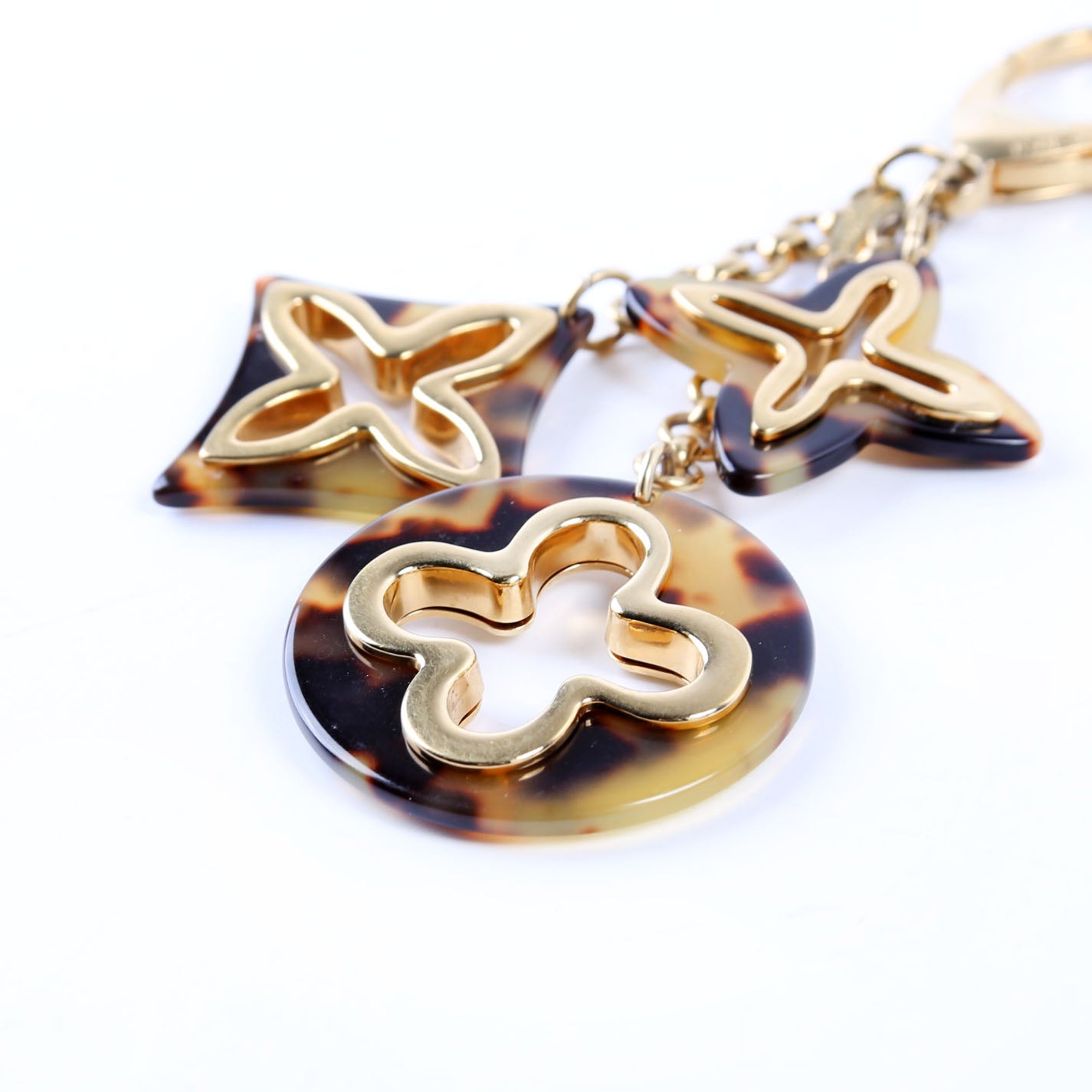 Insolence Bag Charm Gold/Brown