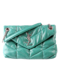 Puffer Quilted Small Lambskin 577476 Green
