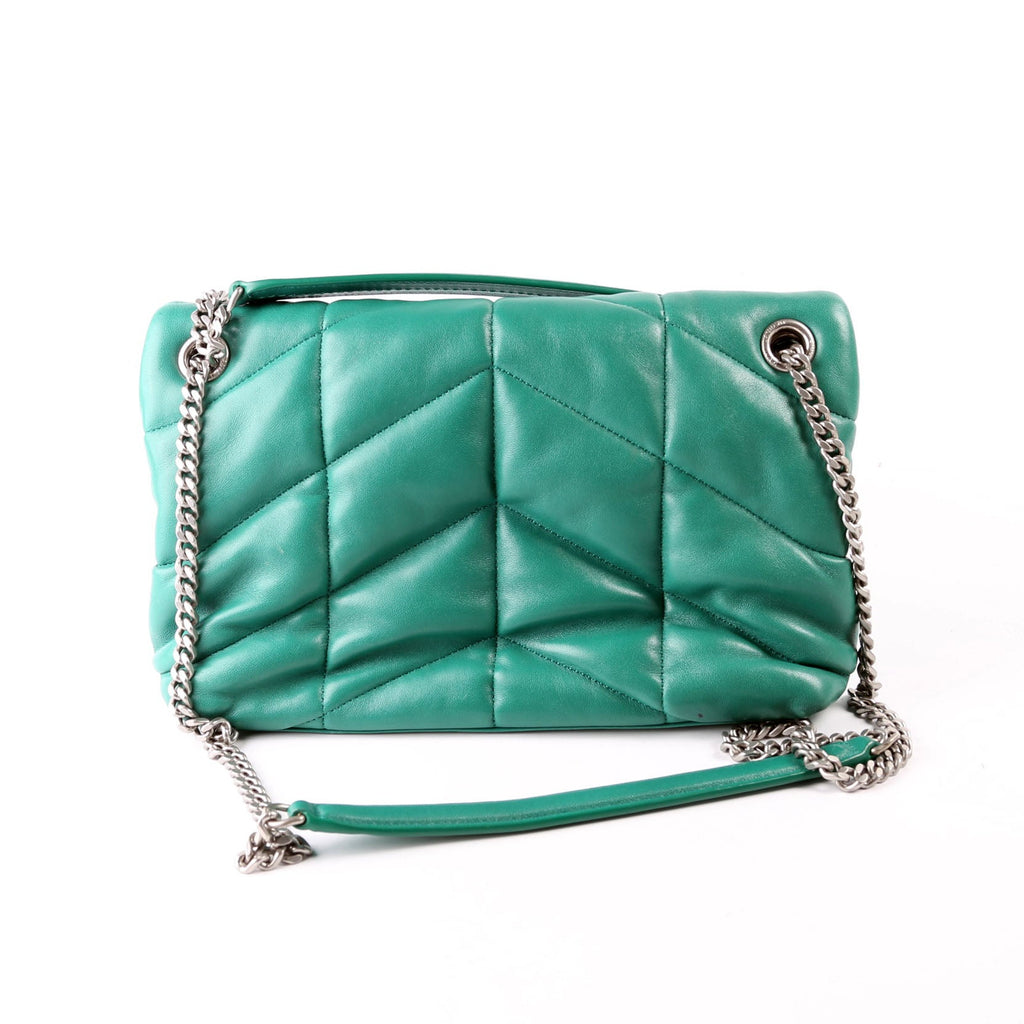 Puffer Quilted Small Lambskin 577476 Green