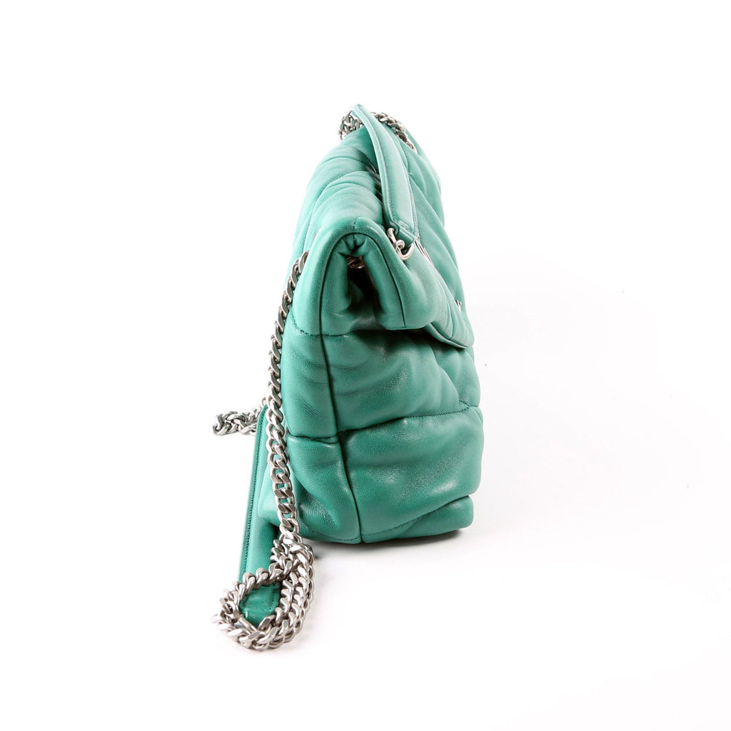 Puffer Quilted Small Lambskin 577476 Green