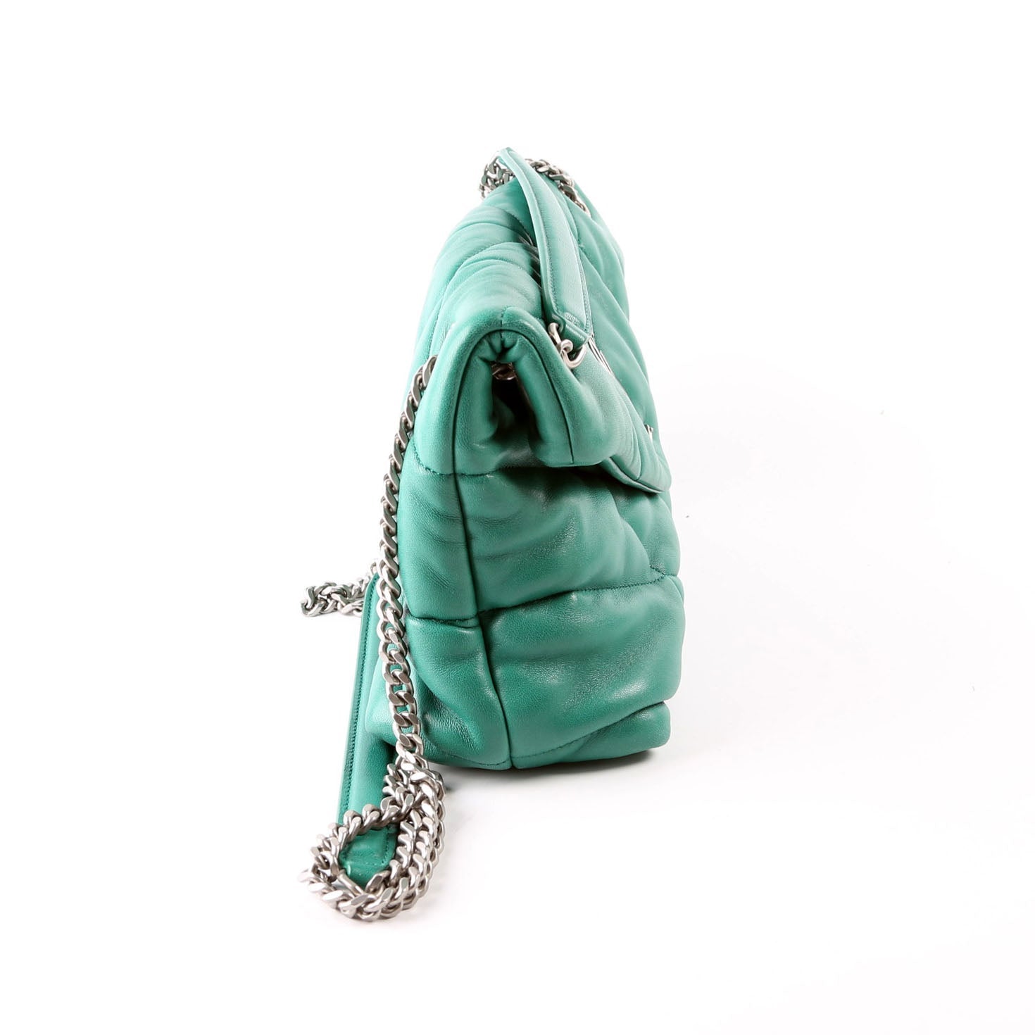 Puffer Quilted Small Lambskin 577476 Green