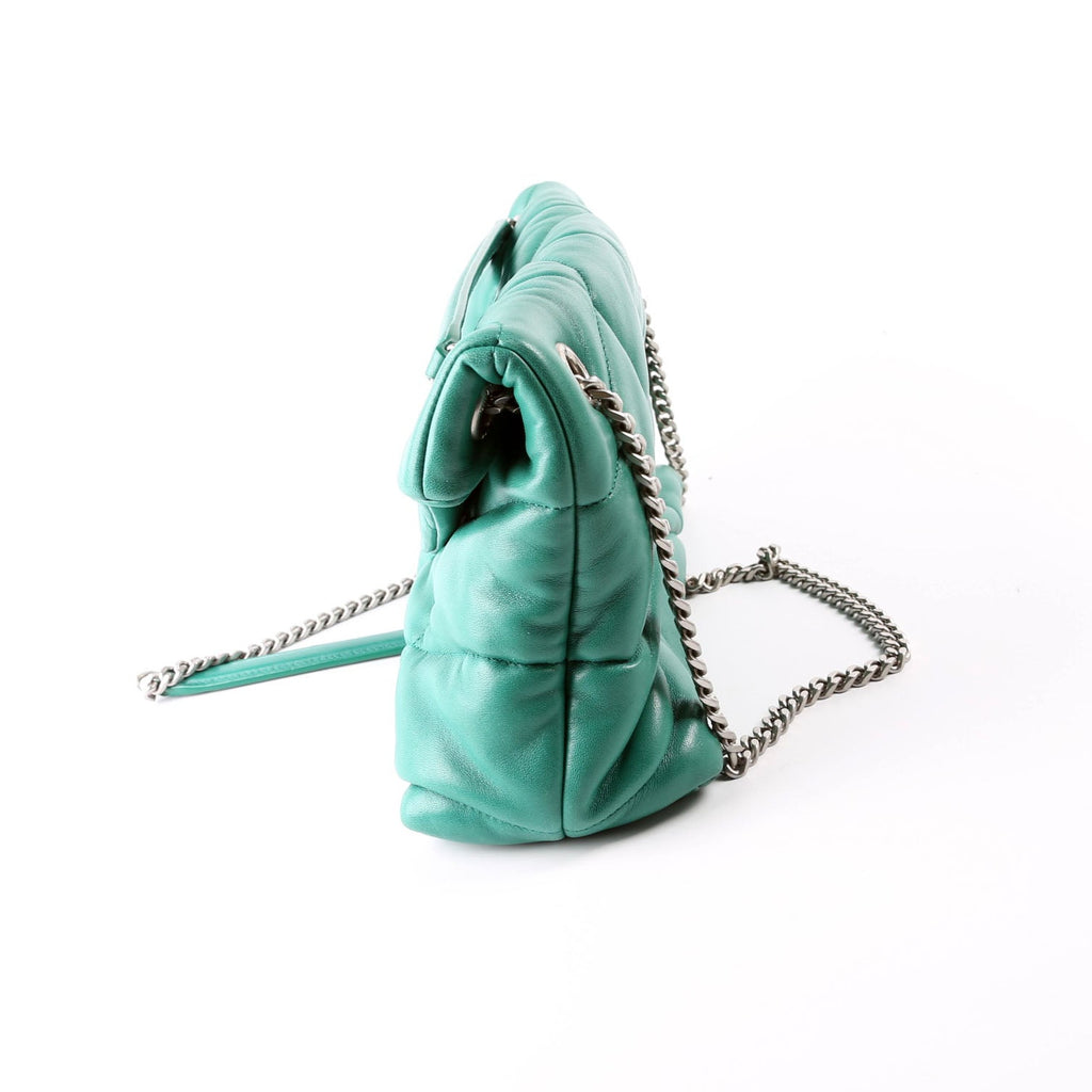 Puffer Quilted Small Lambskin 577476 Green