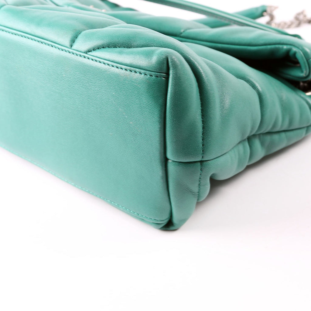 Puffer Quilted Small Lambskin 577476 Green