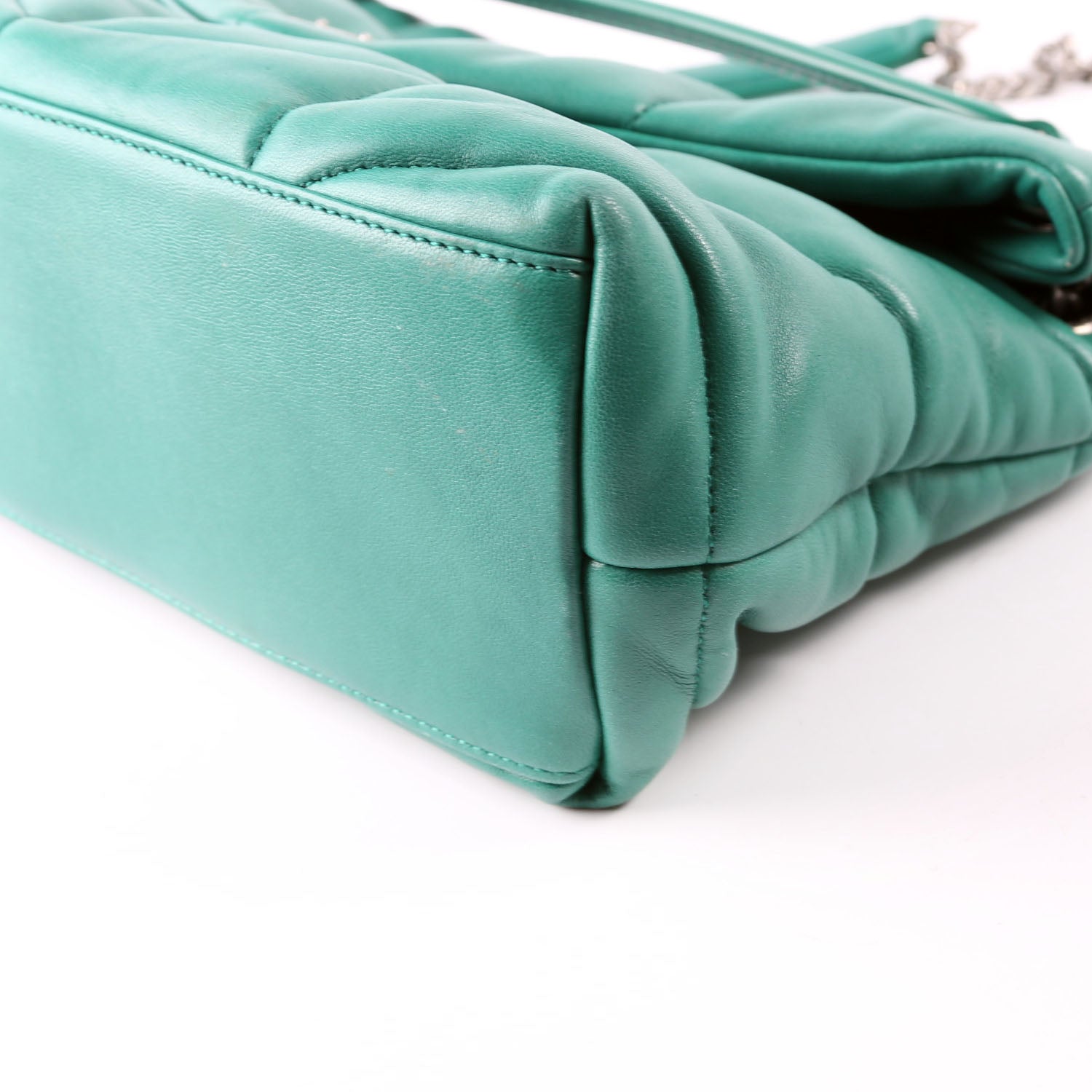 Puffer Quilted Small Lambskin 577476 Green