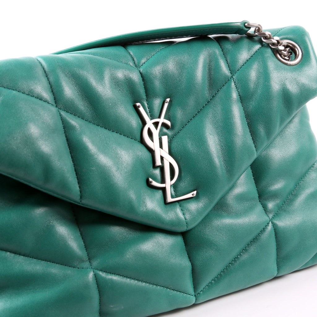 Puffer Quilted Small Lambskin 577476 Green