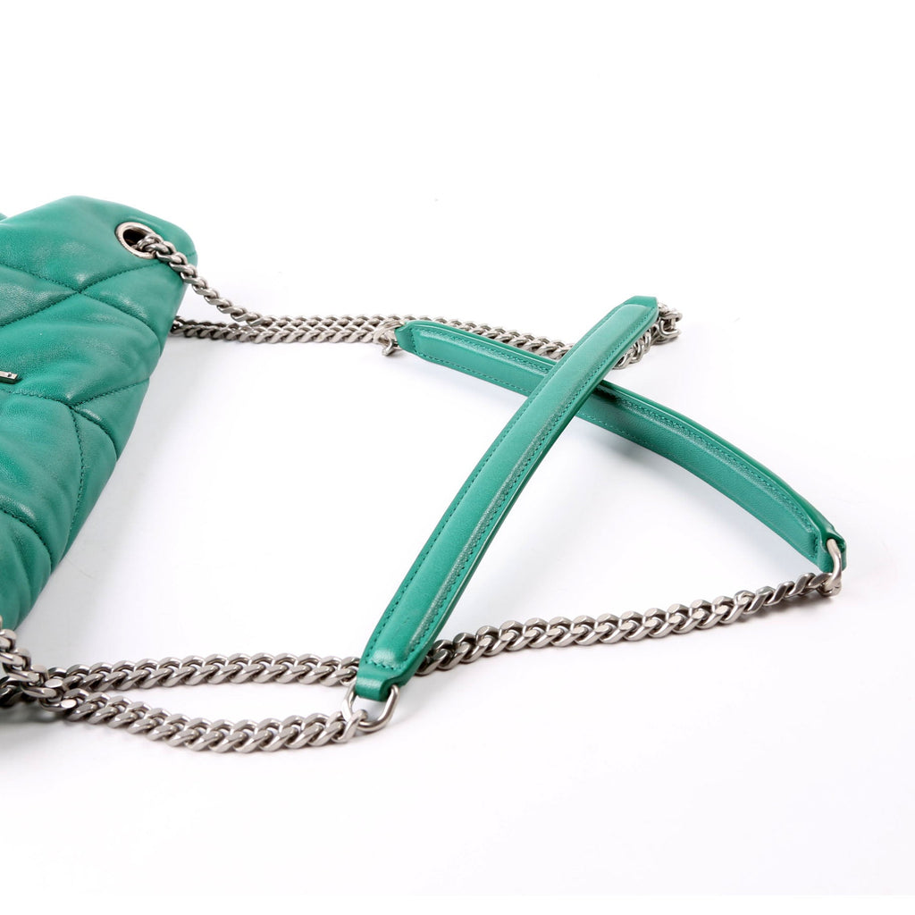 Puffer Quilted Small Lambskin 577476 Green