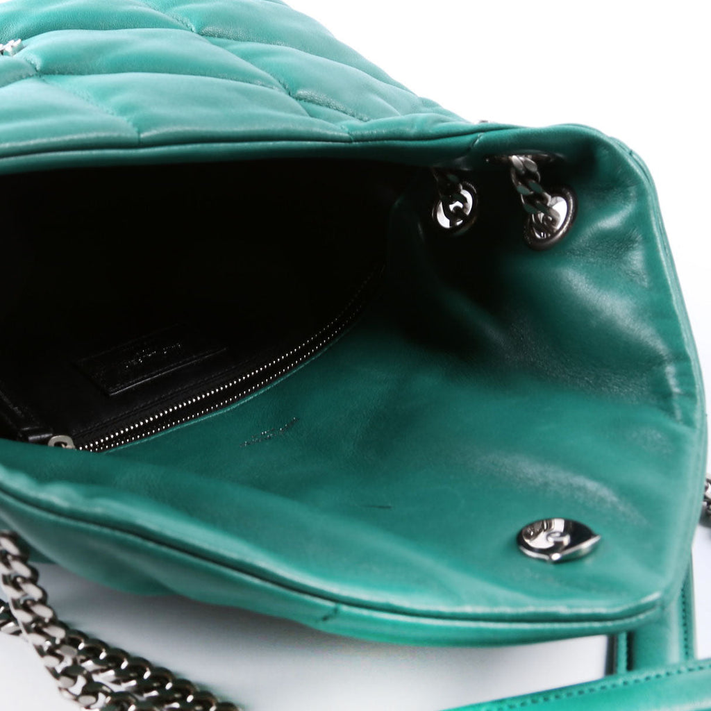 Puffer Quilted Small Lambskin 577476 Green