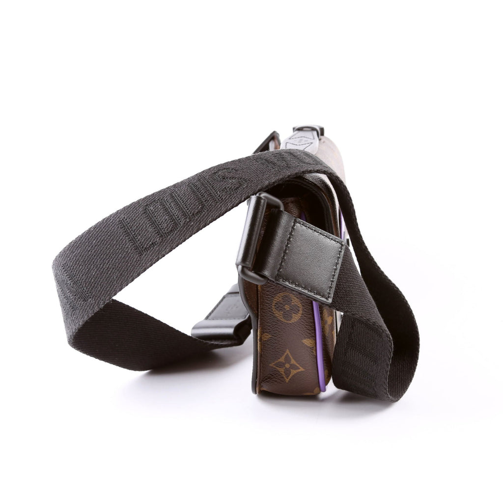 S Lock Sling Bag Monogram Macassar Purple