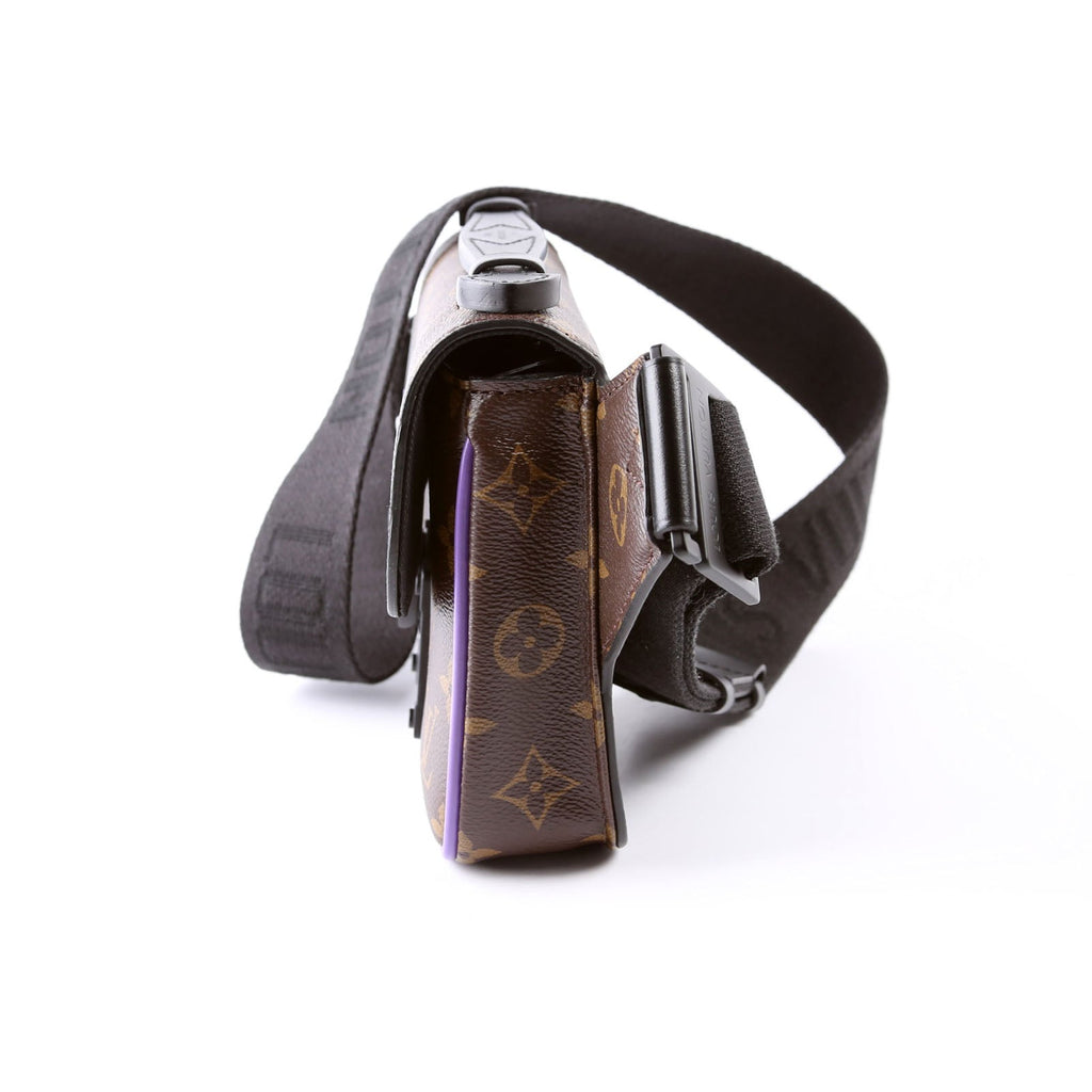 S Lock Sling Bag Monogram Macassar Purple