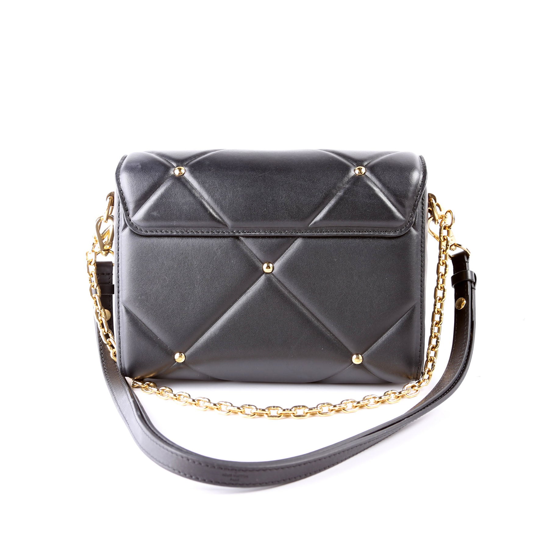 Twist MM Quilted Lambskin Black
