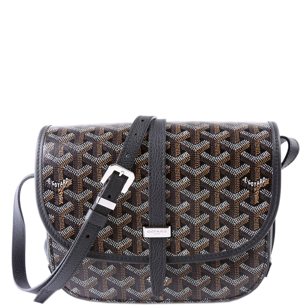 Belvedere II PM Goyardine Canvas Black