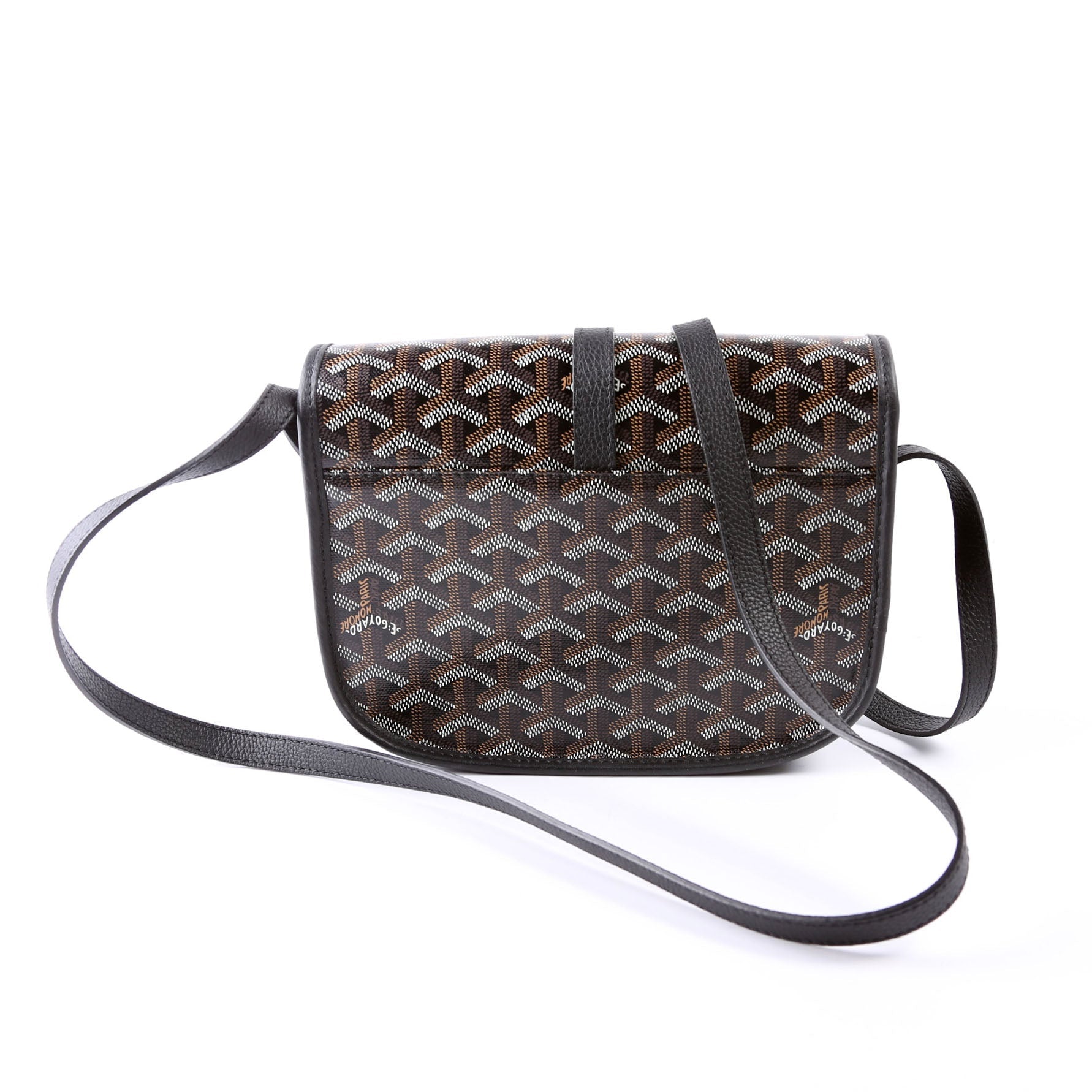 Belvedere II PM Goyardine Canvas Black