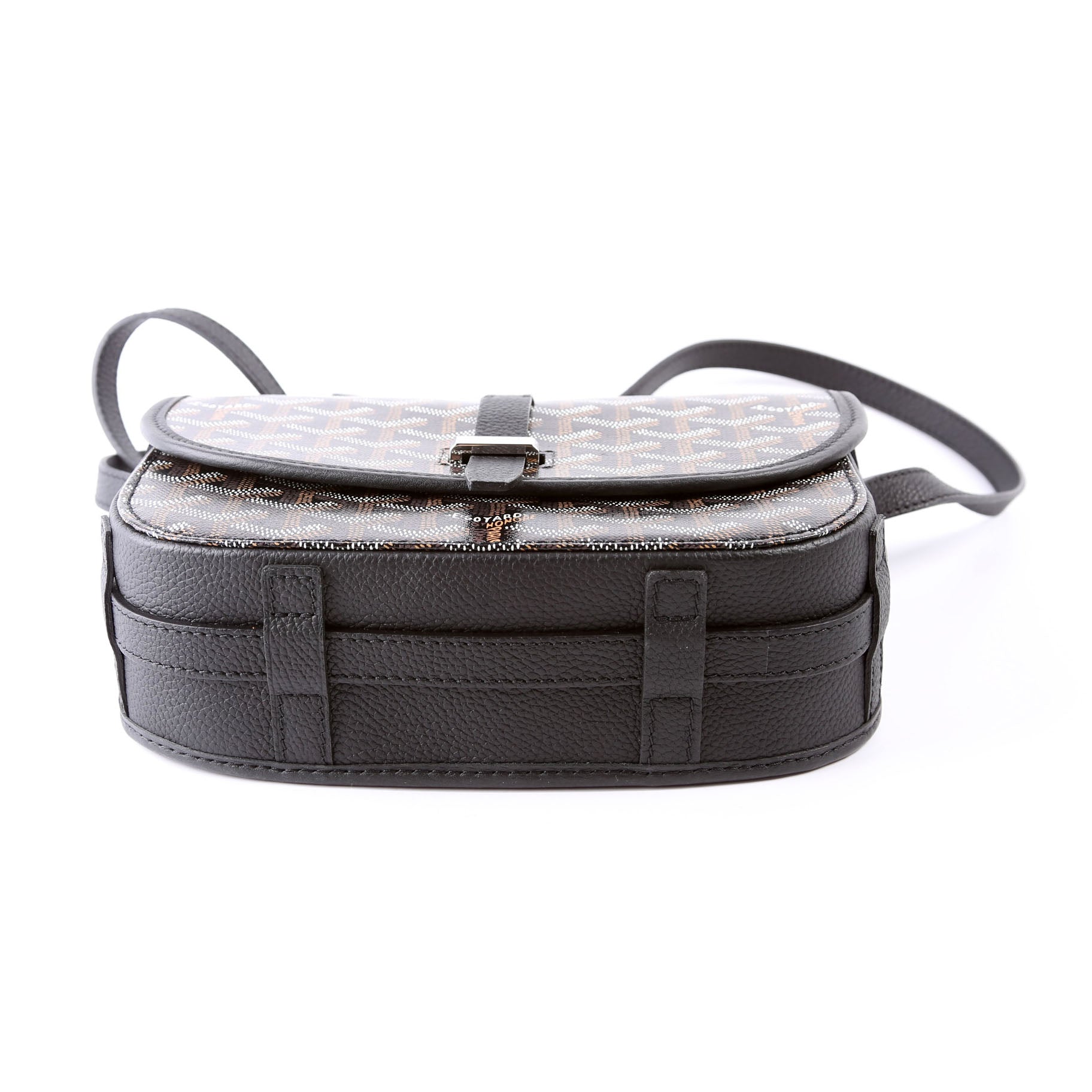 Belvedere II PM Goyardine Canvas Black