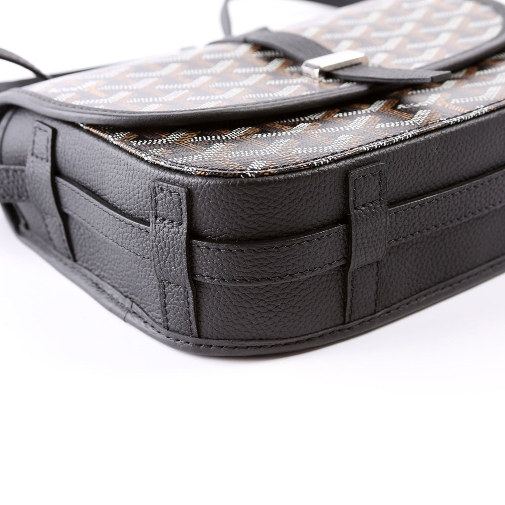 Belvedere II PM Goyardine Canvas Black