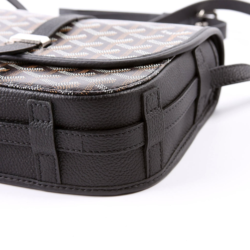 Belvedere II PM Goyardine Canvas Black