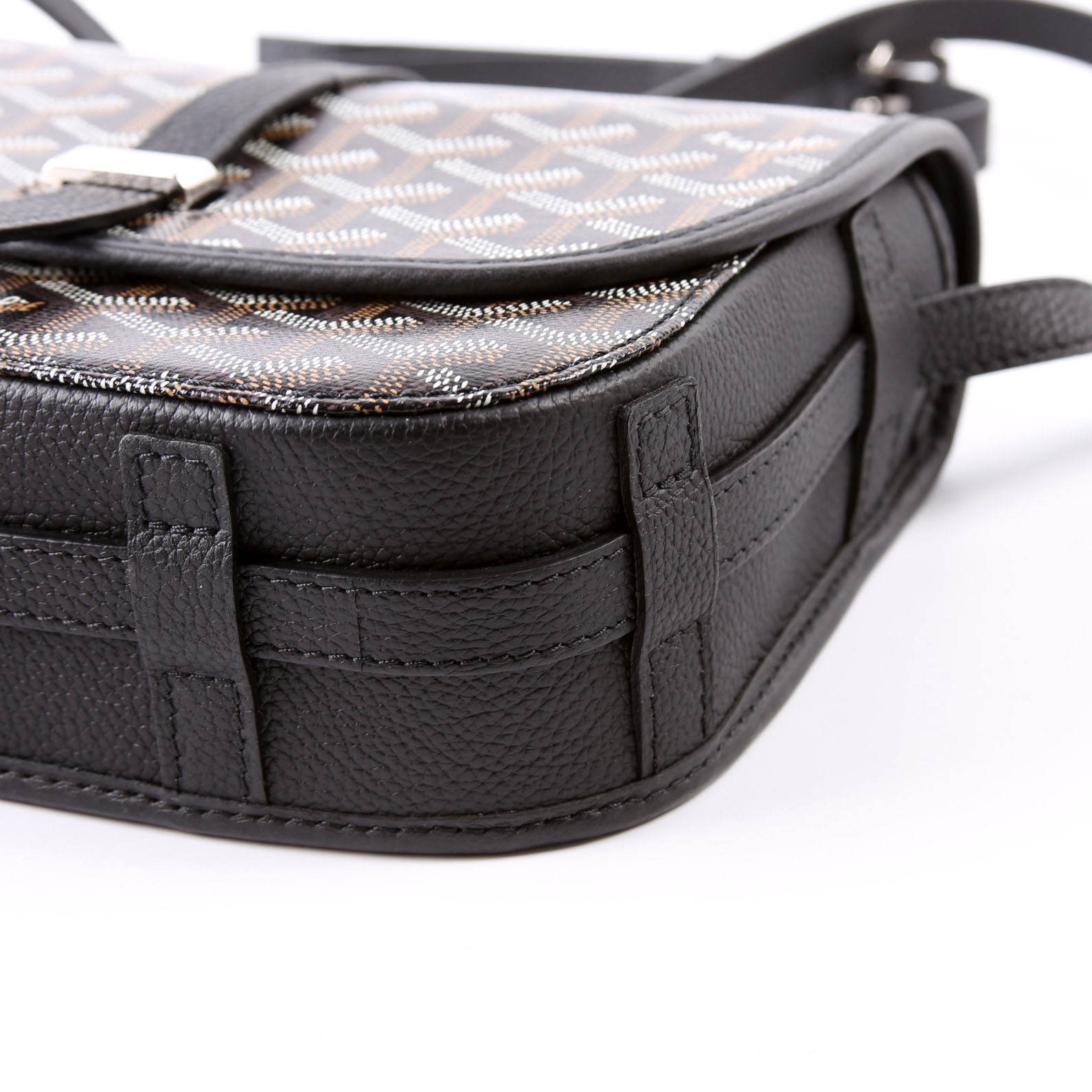 Belvedere II PM Goyardine Canvas Black
