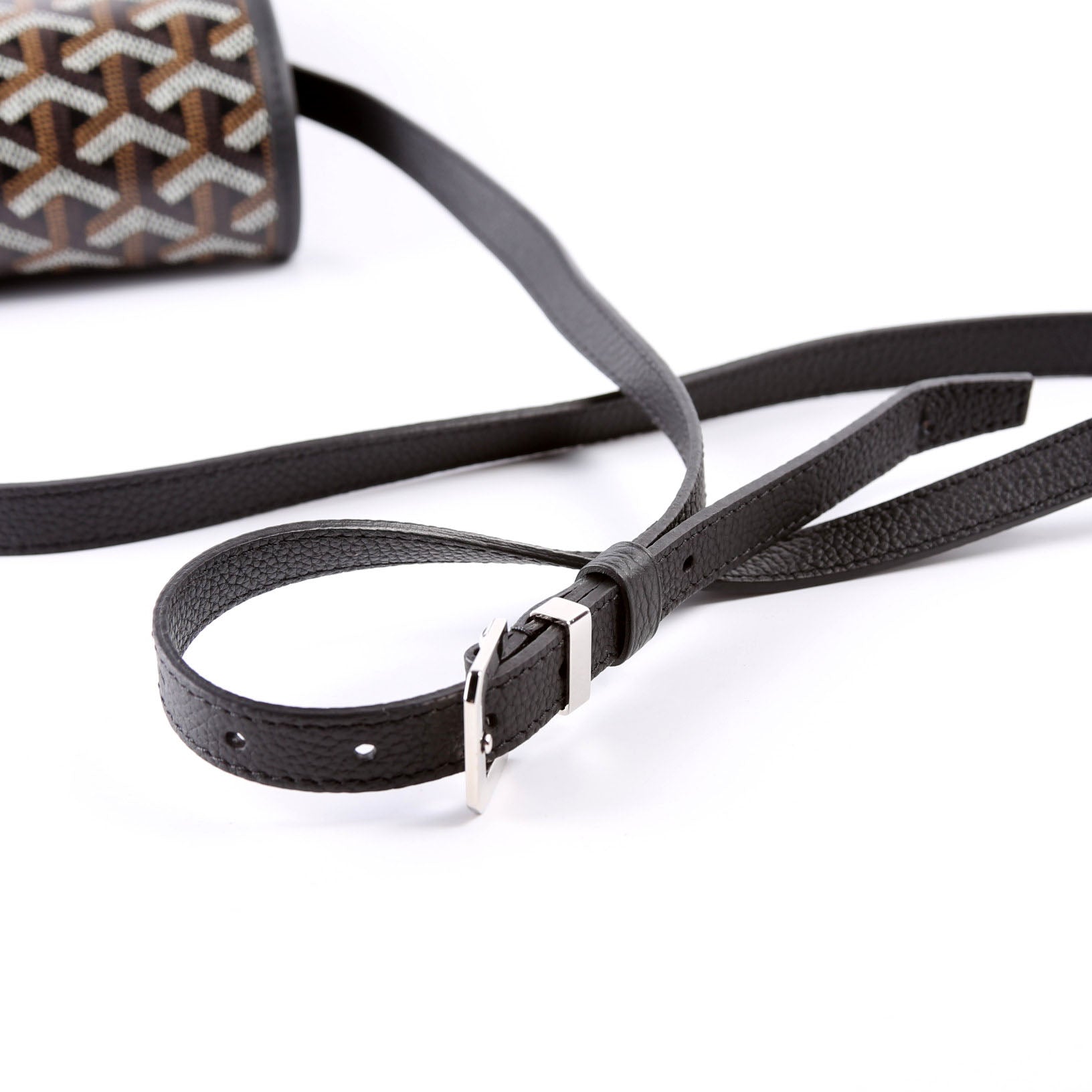 Belvedere II PM Goyardine Canvas Black