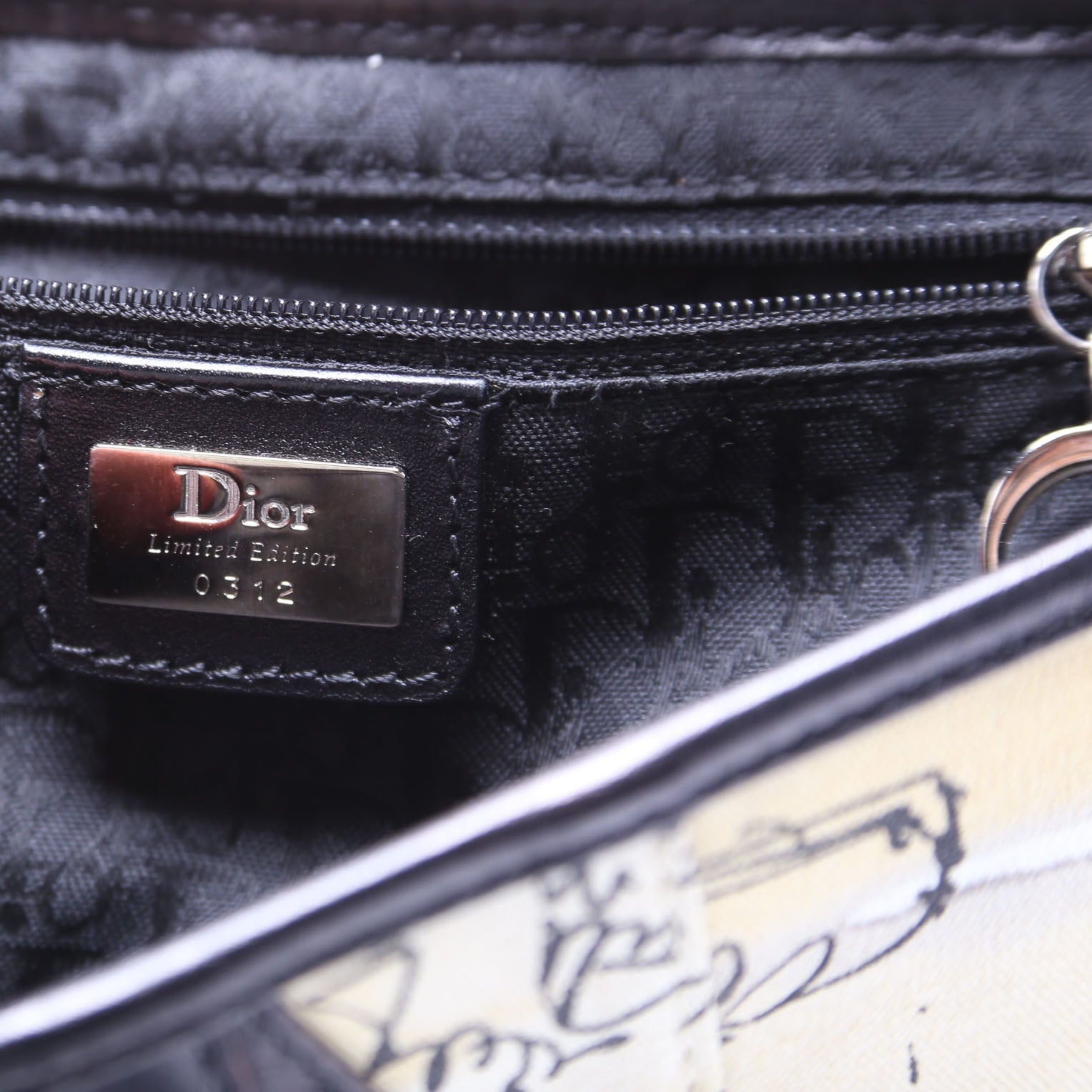Limited Edition Paris 50's Canvas Saddle Bag Multicolor