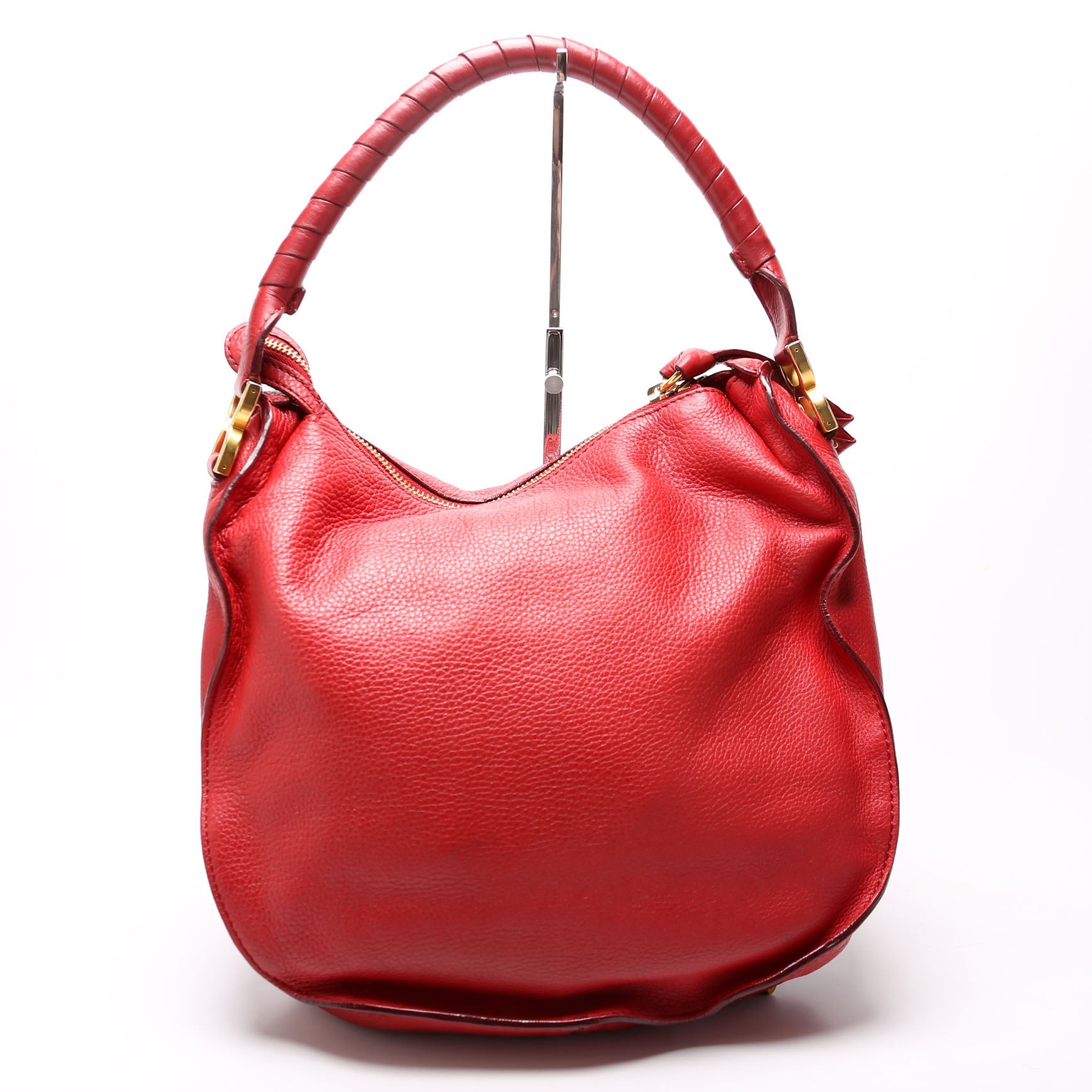 Marcie Hobo Medium Red