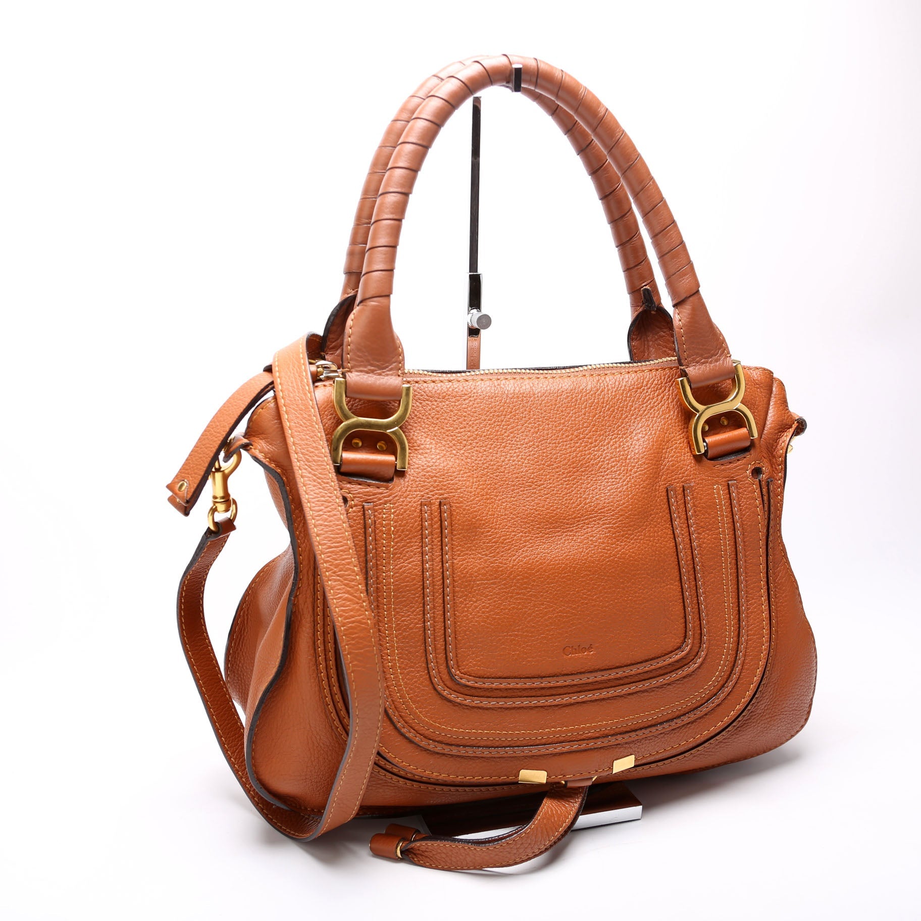 Marcie Satchel Medium Brown