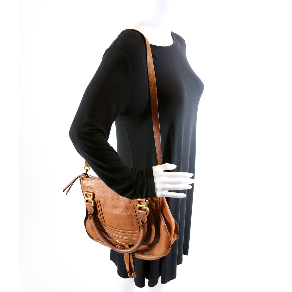Marcie Satchel Medium Brown