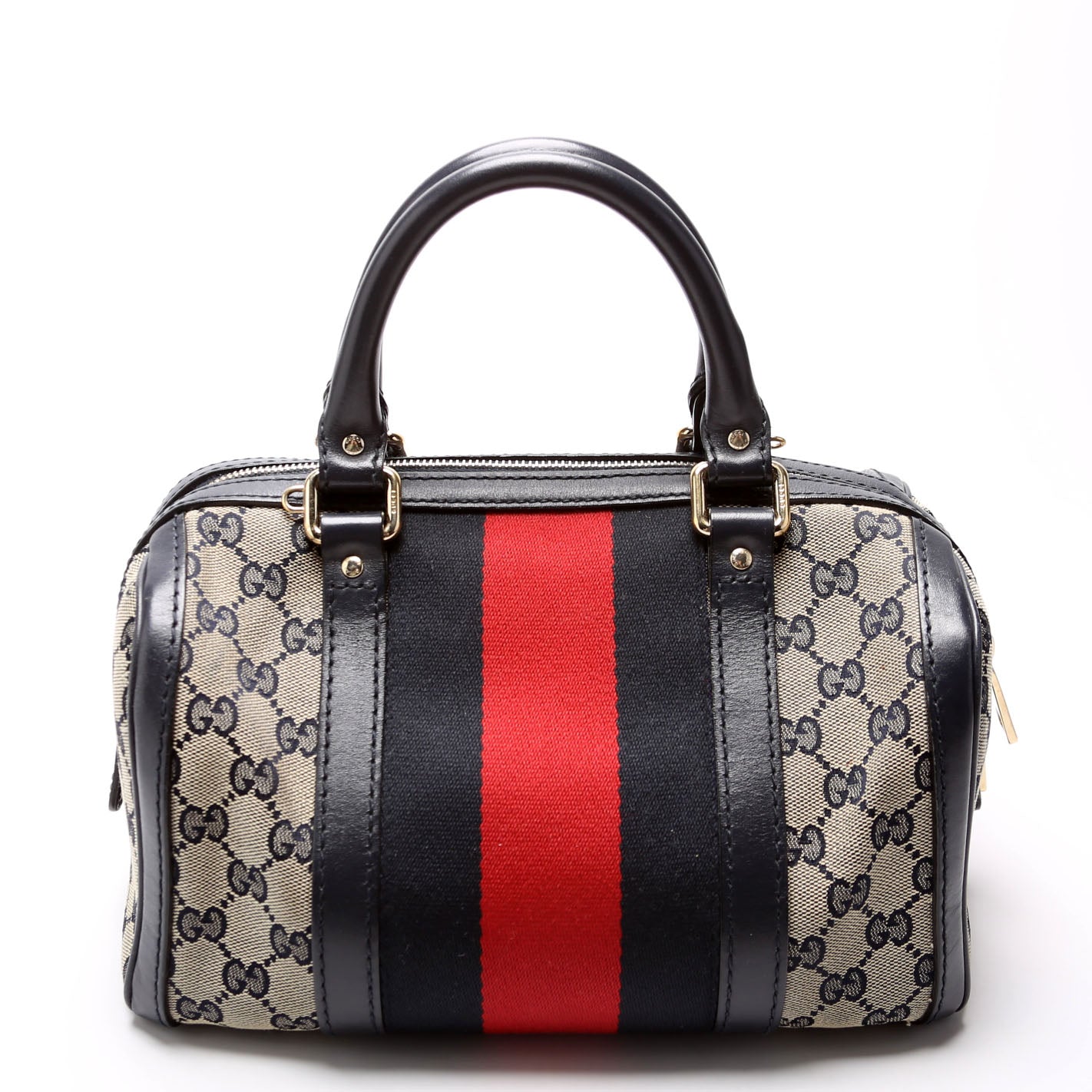269876 GG Canvas Small Boston Navy