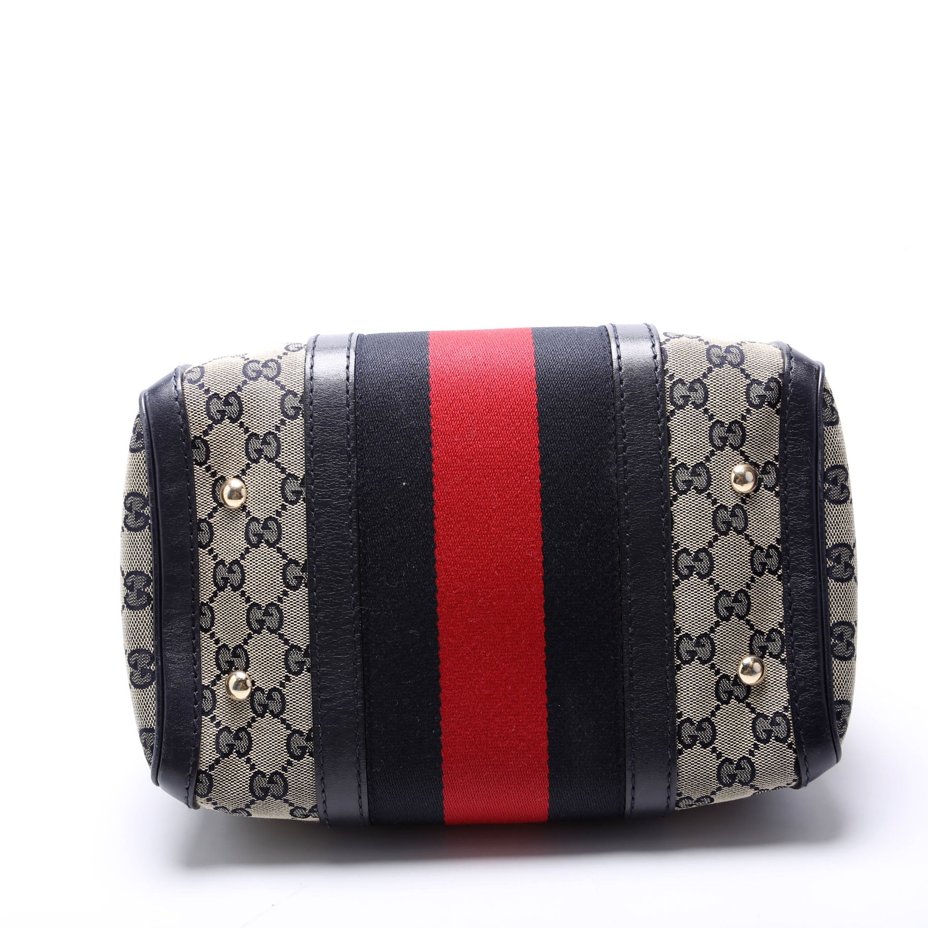 269876 GG Canvas Small Boston Navy