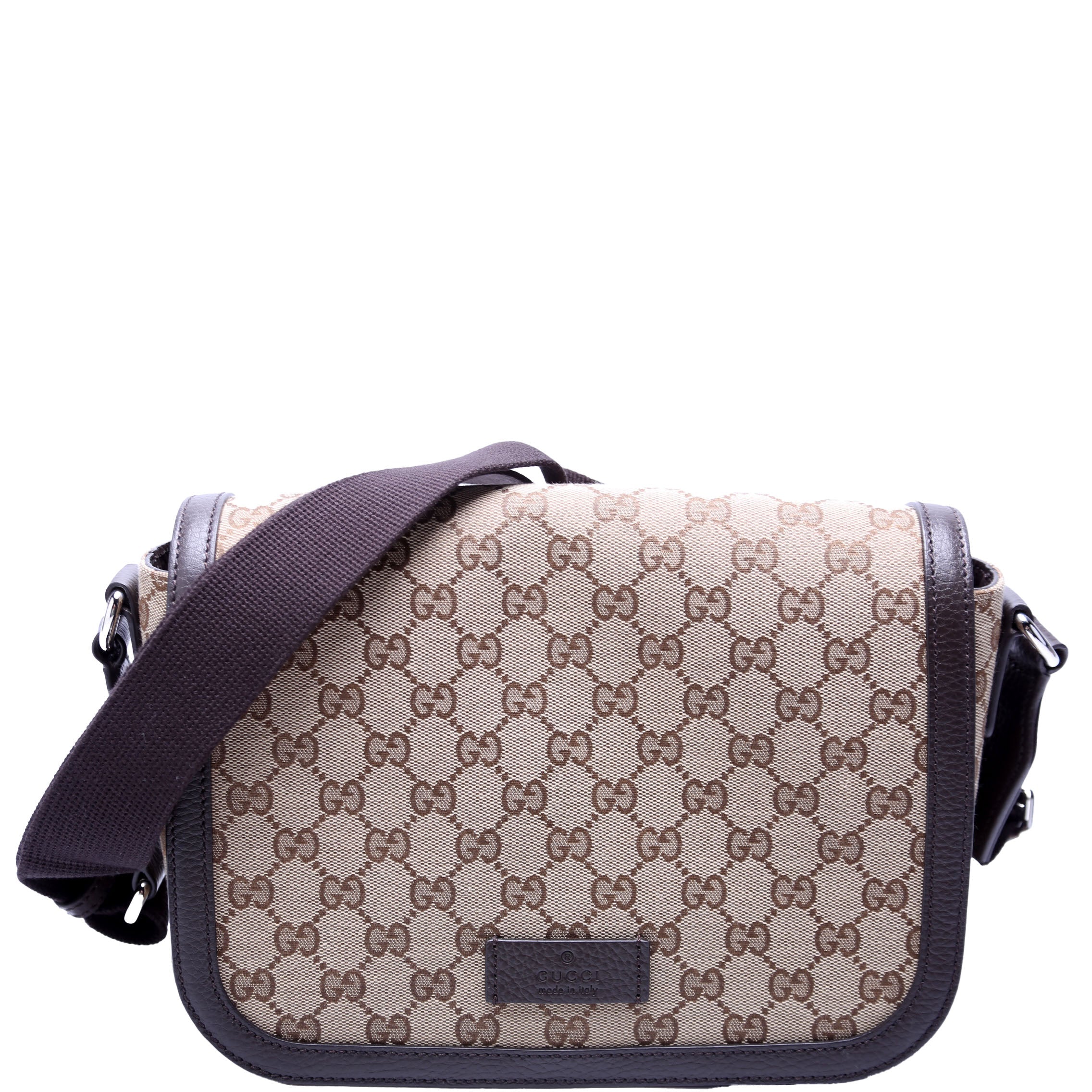 449172 GG Canvas Messenger Brown