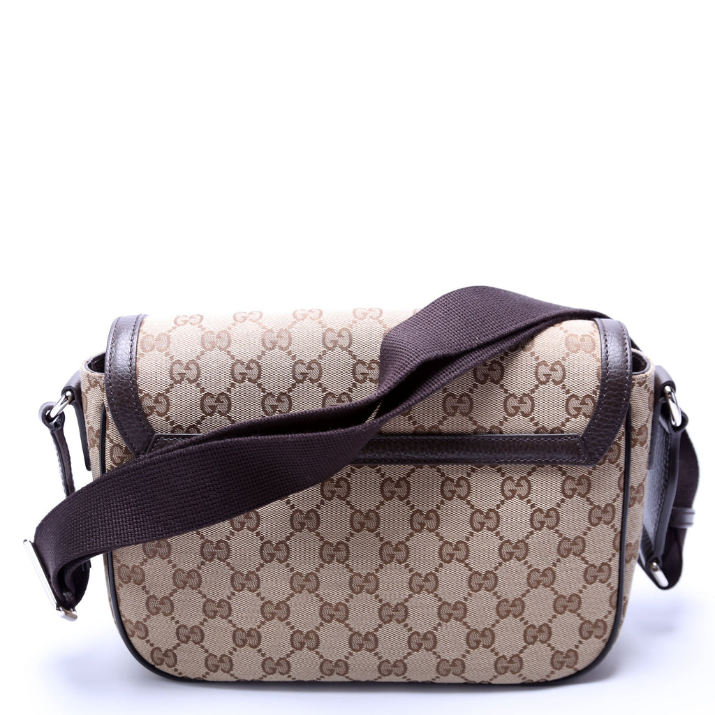 449172 GG Canvas Messenger Brown
