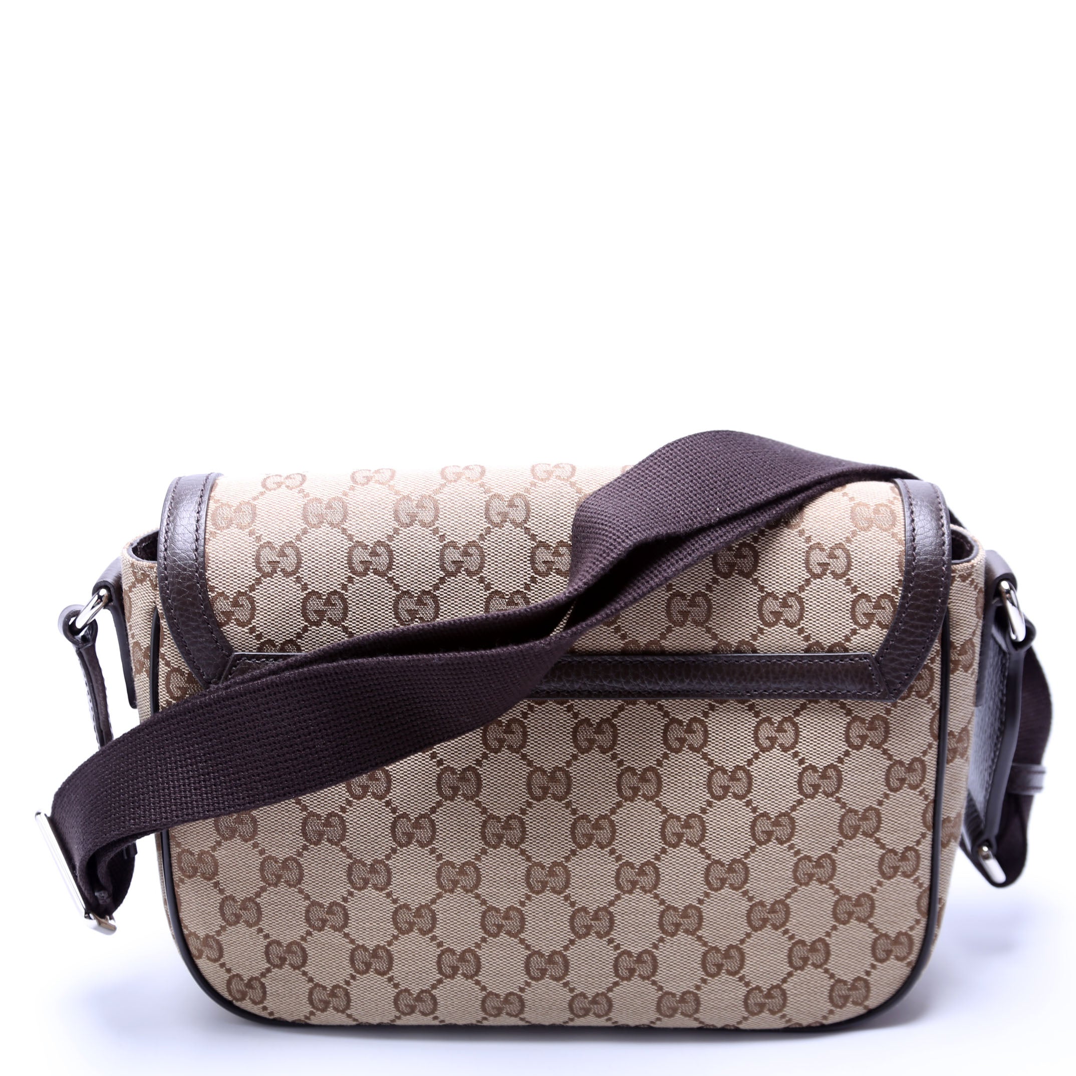 449172 GG Canvas Messenger Brown