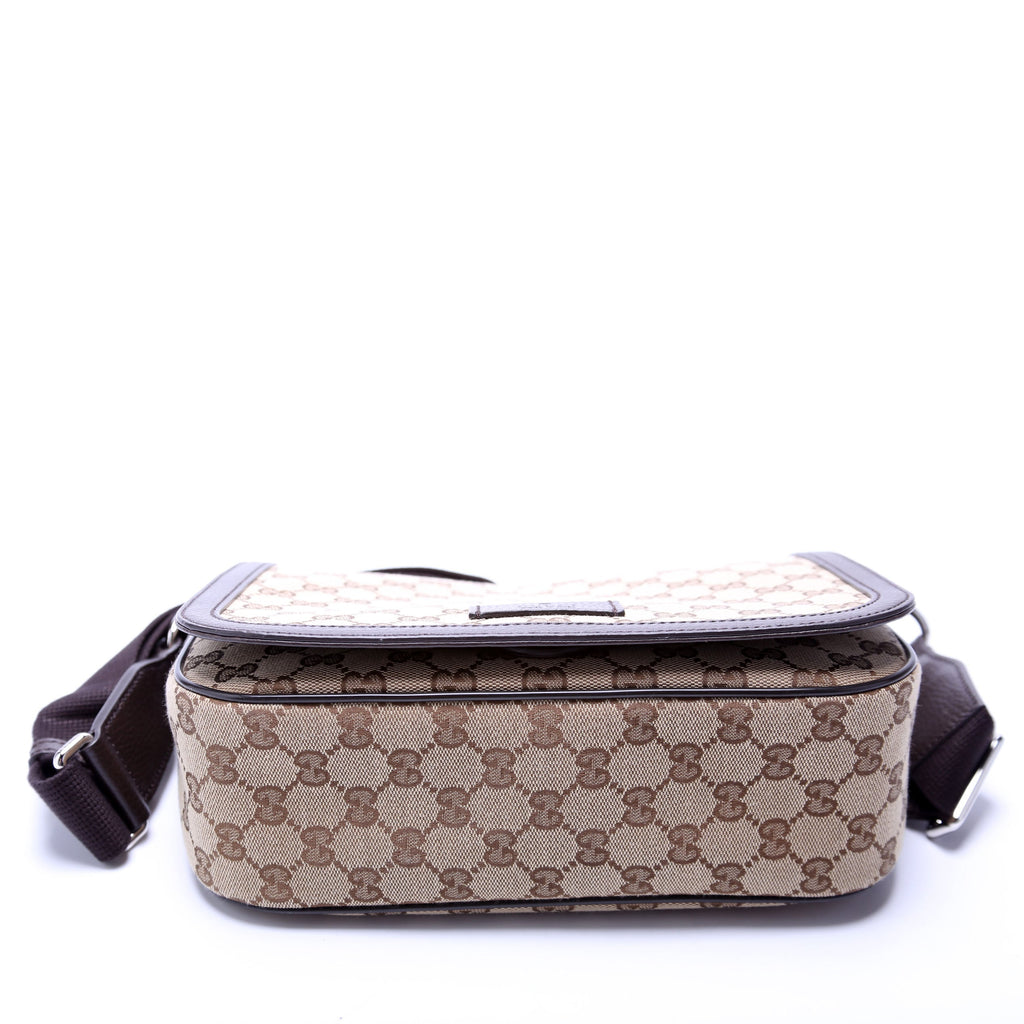 449172 GG Canvas Messenger Brown