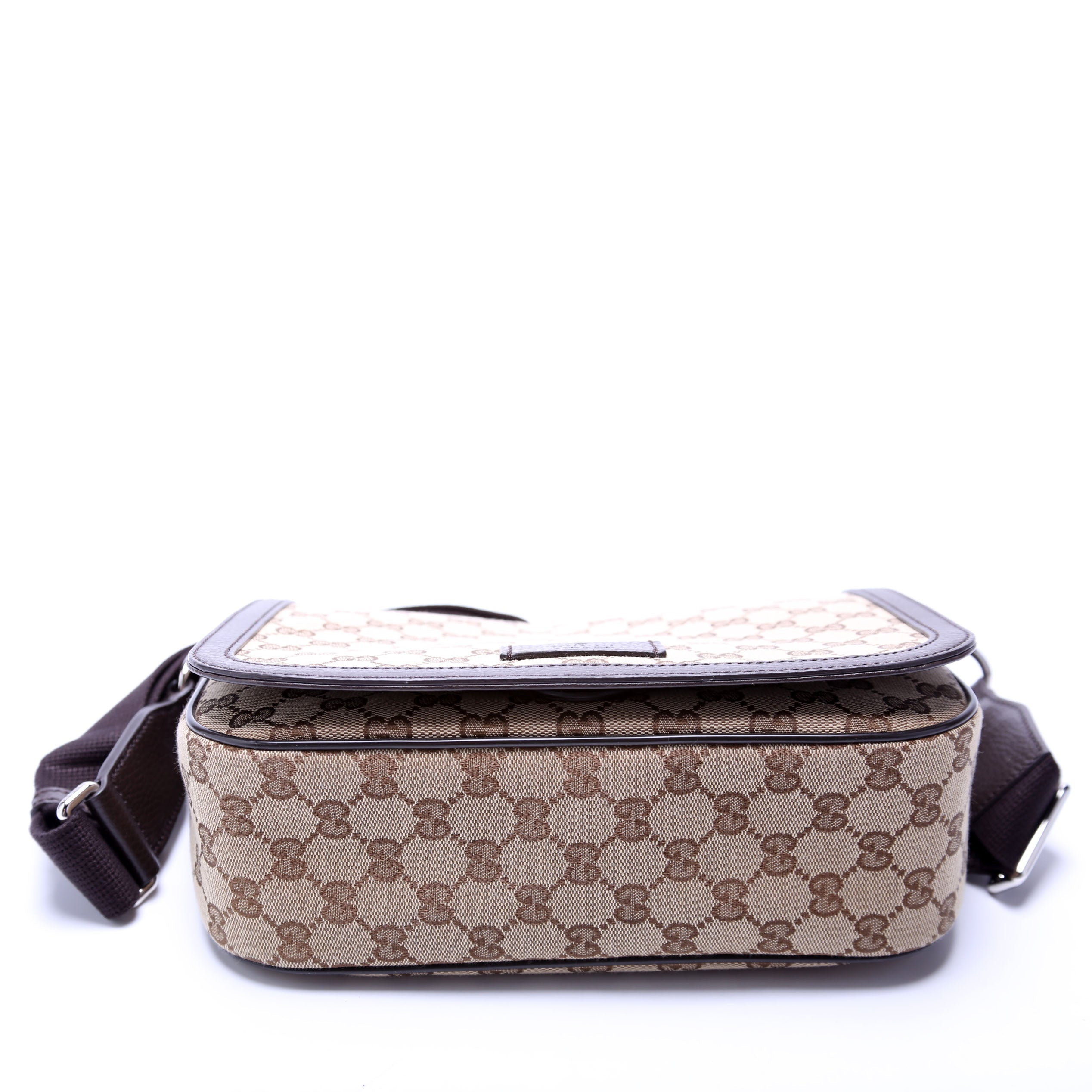 449172 GG Canvas Messenger Brown