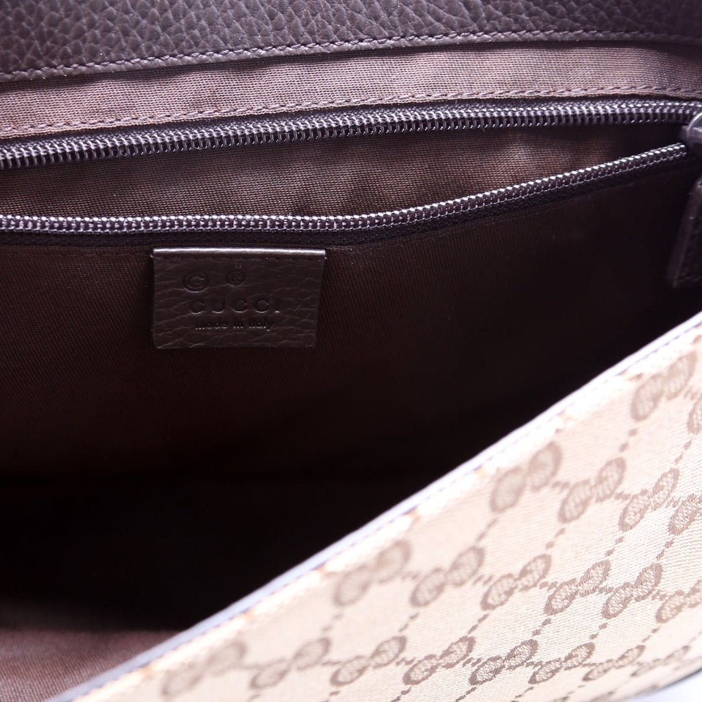 449172 GG Canvas Messenger Brown