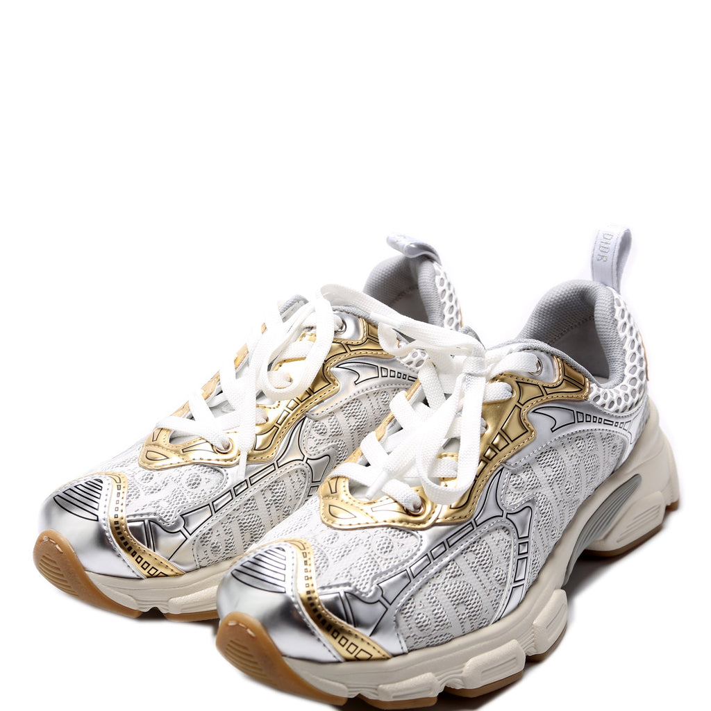 Vibe Mesh/Oblique Sneakers Size 38 Silver