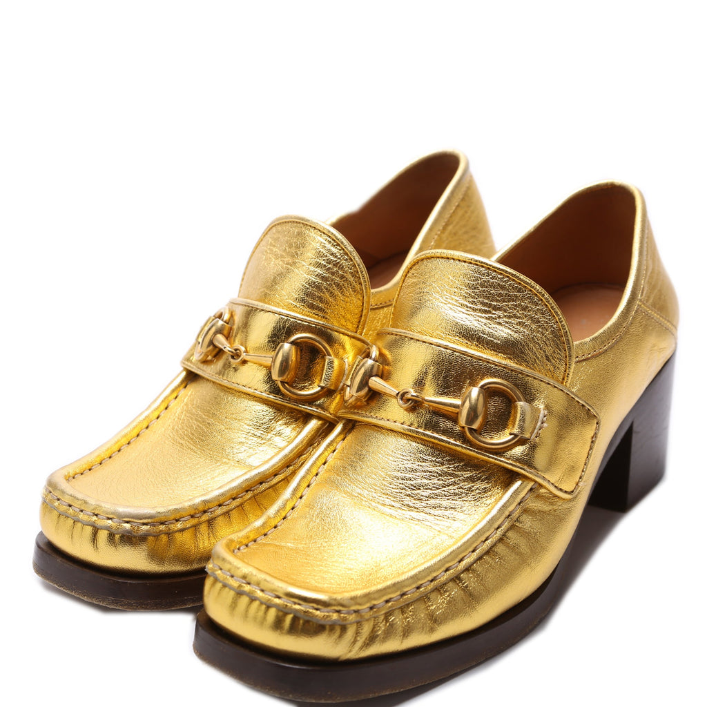 Horsebit Loafer Pumps Size 36