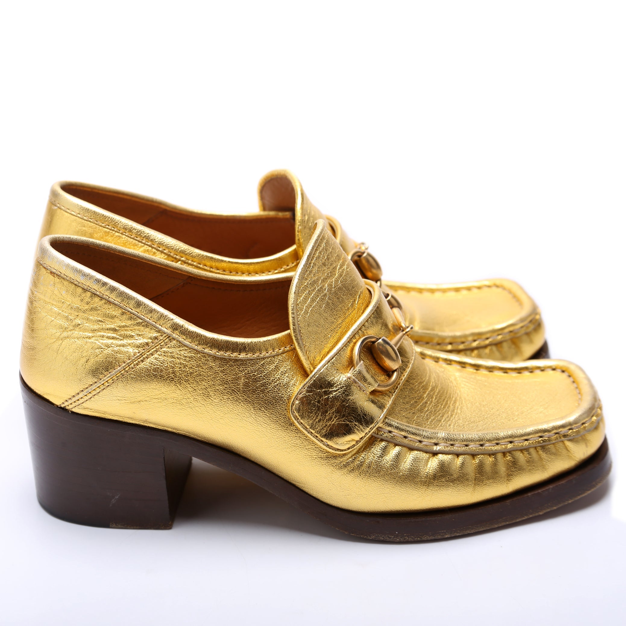 Horsebit Loafer Pumps Size 36