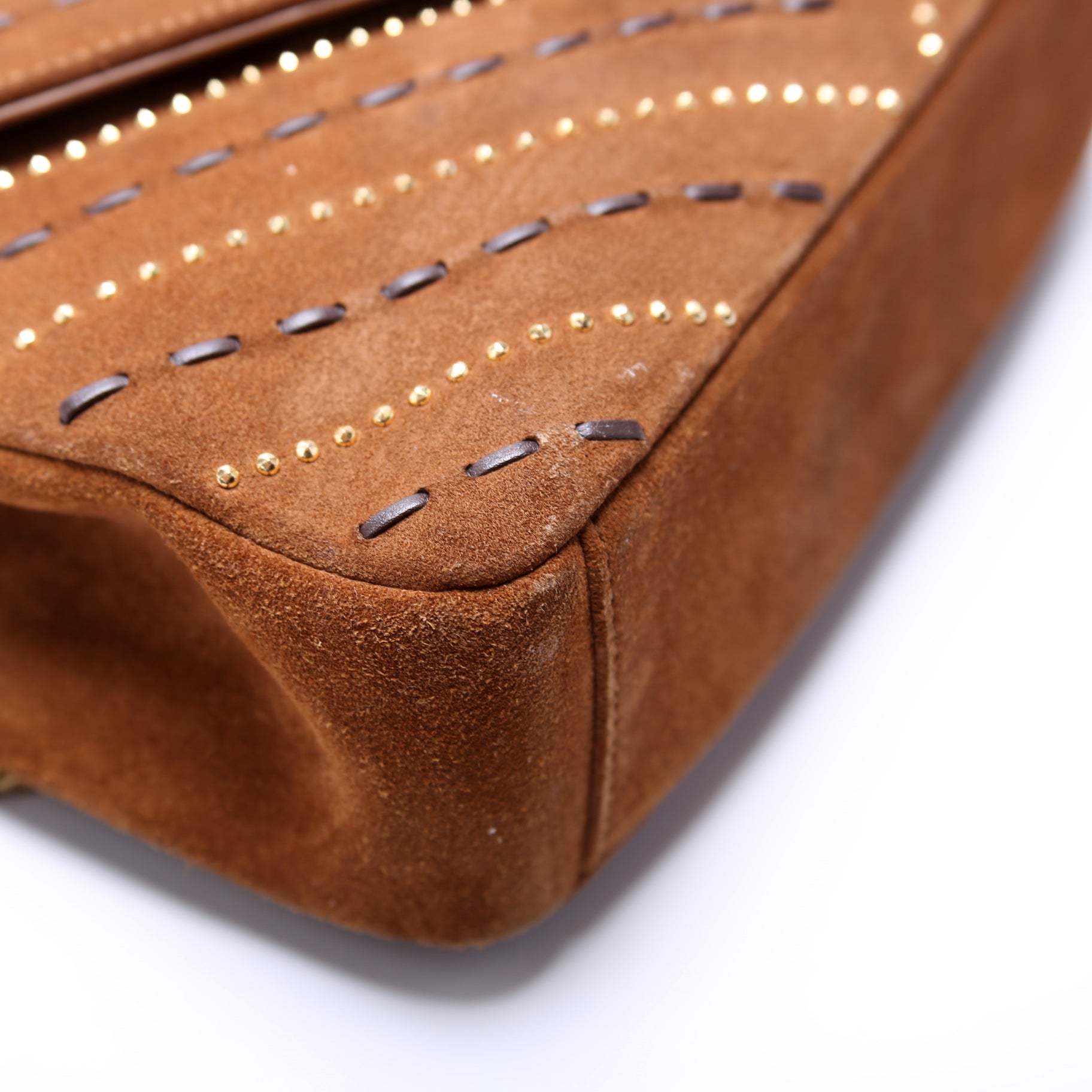College Bag Medium Studded Suede 487213/428056/600279