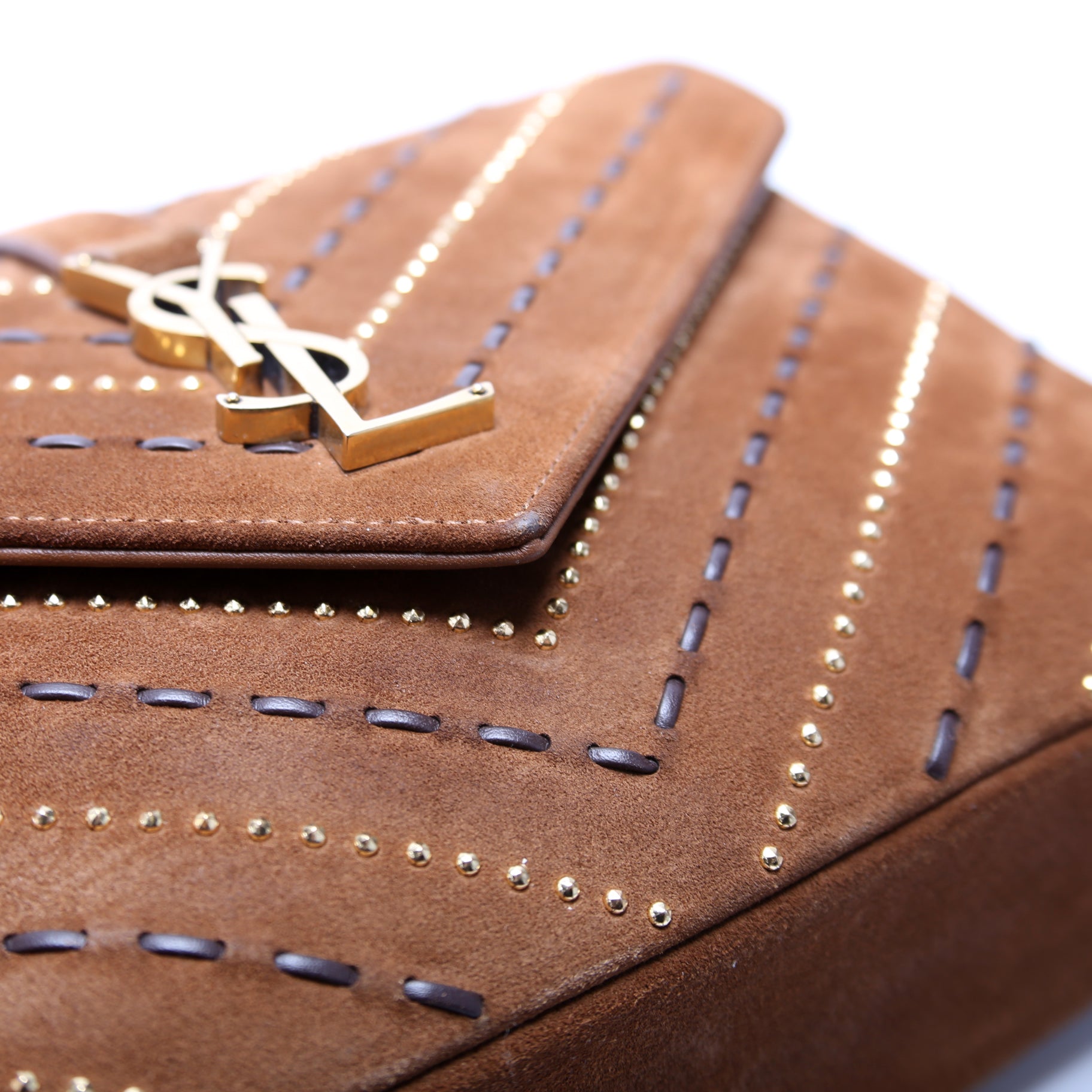 College Bag Medium Studded Suede 487213/428056/600279