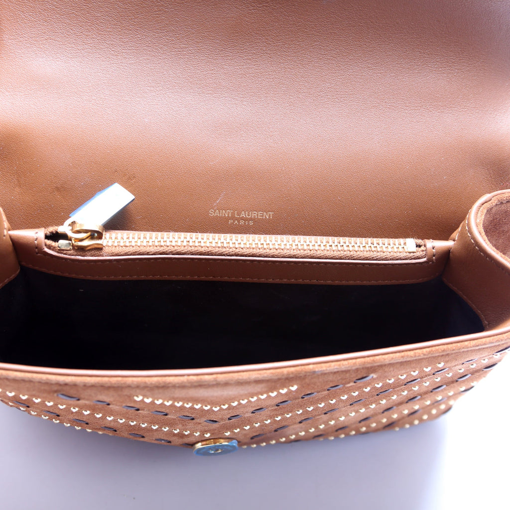 College Bag Medium Studded Suede 487213/428056/600279