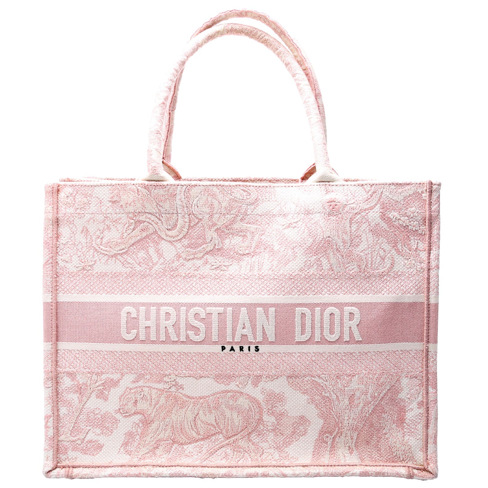 Book Tote Medium Etoile De Jouy Pink